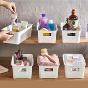 Conjunto organizador de frigorífico – 17 x 31 x 10.5 cm – Branco – Plástico