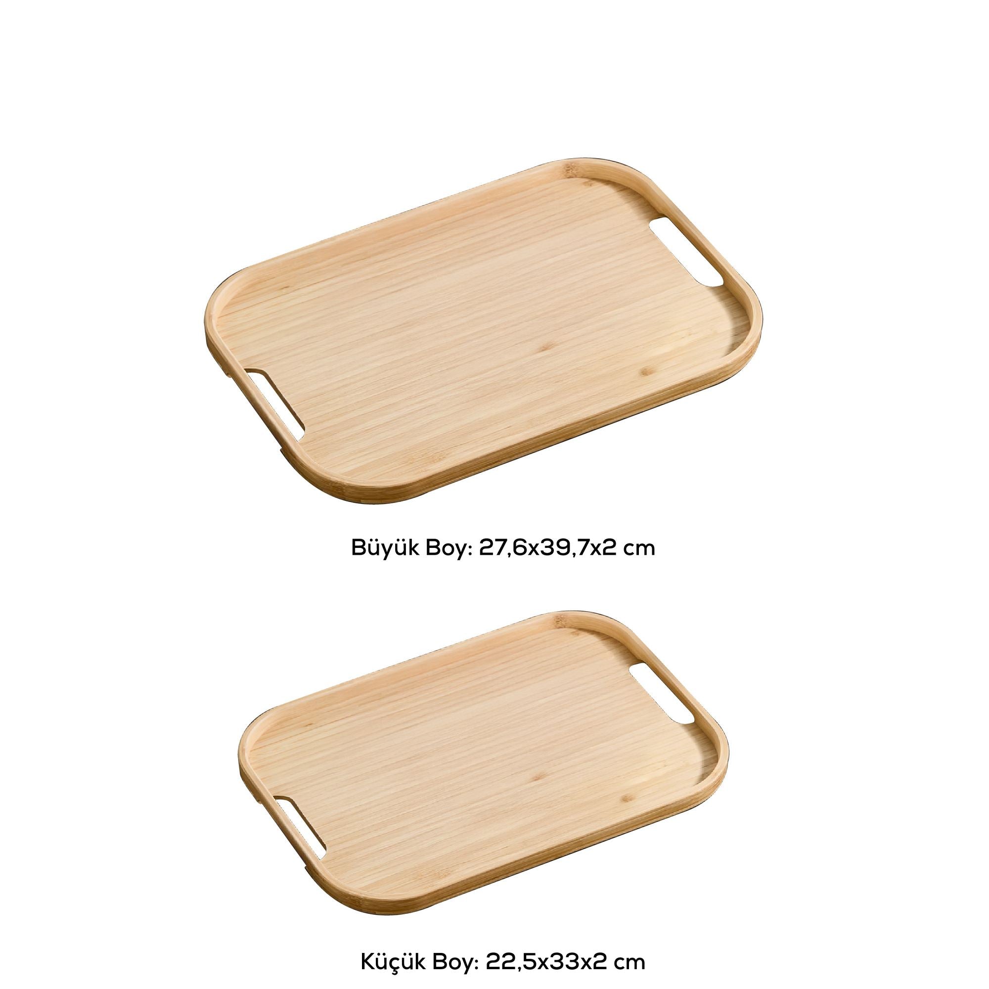 Conjunto de bandejas (2 peças)-Acero-32111-Multicolorido