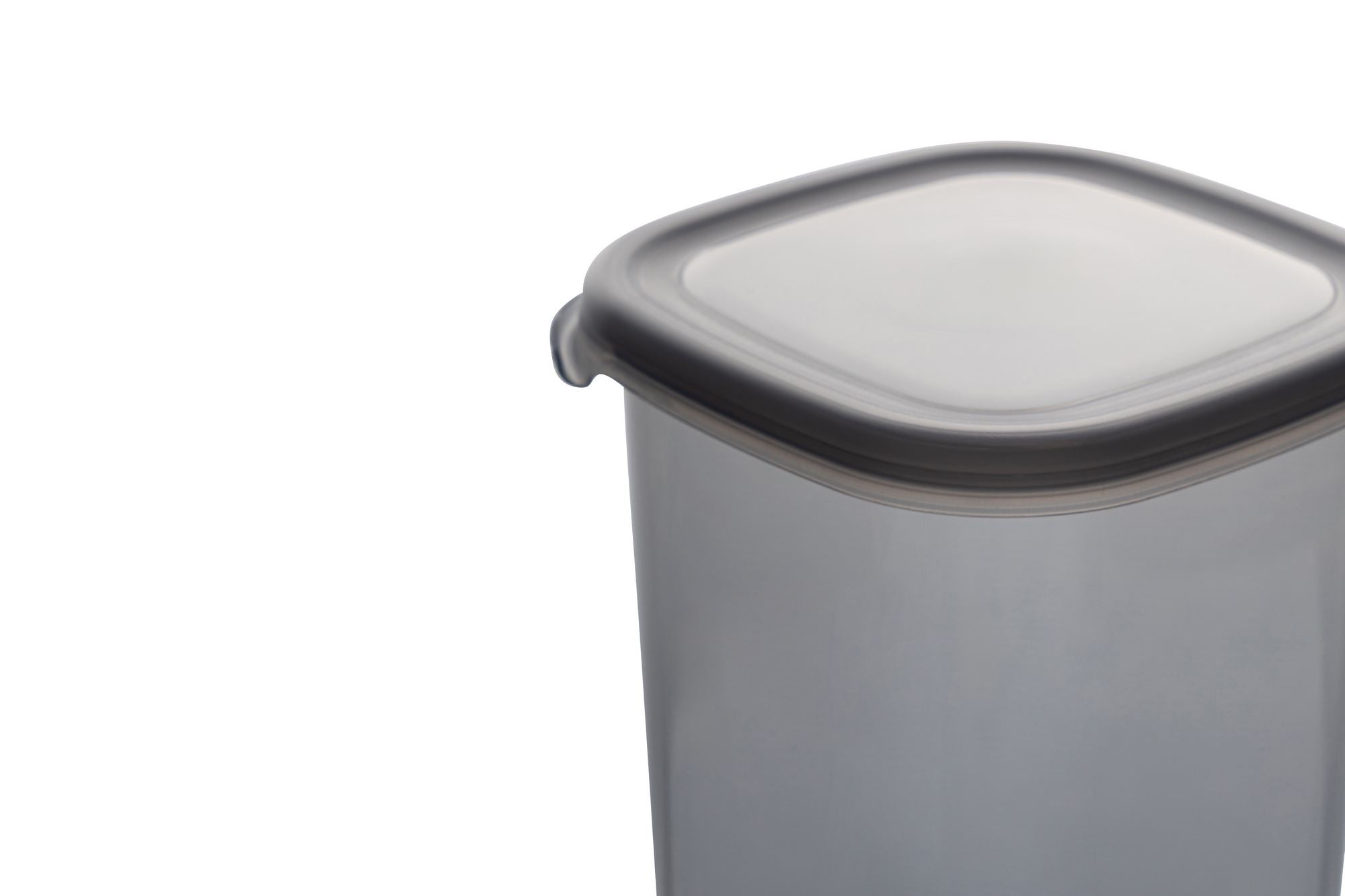 Conjunto de caixas de armazenamento – 10 x 10 x 16.5 cm – Antracite – Plástico