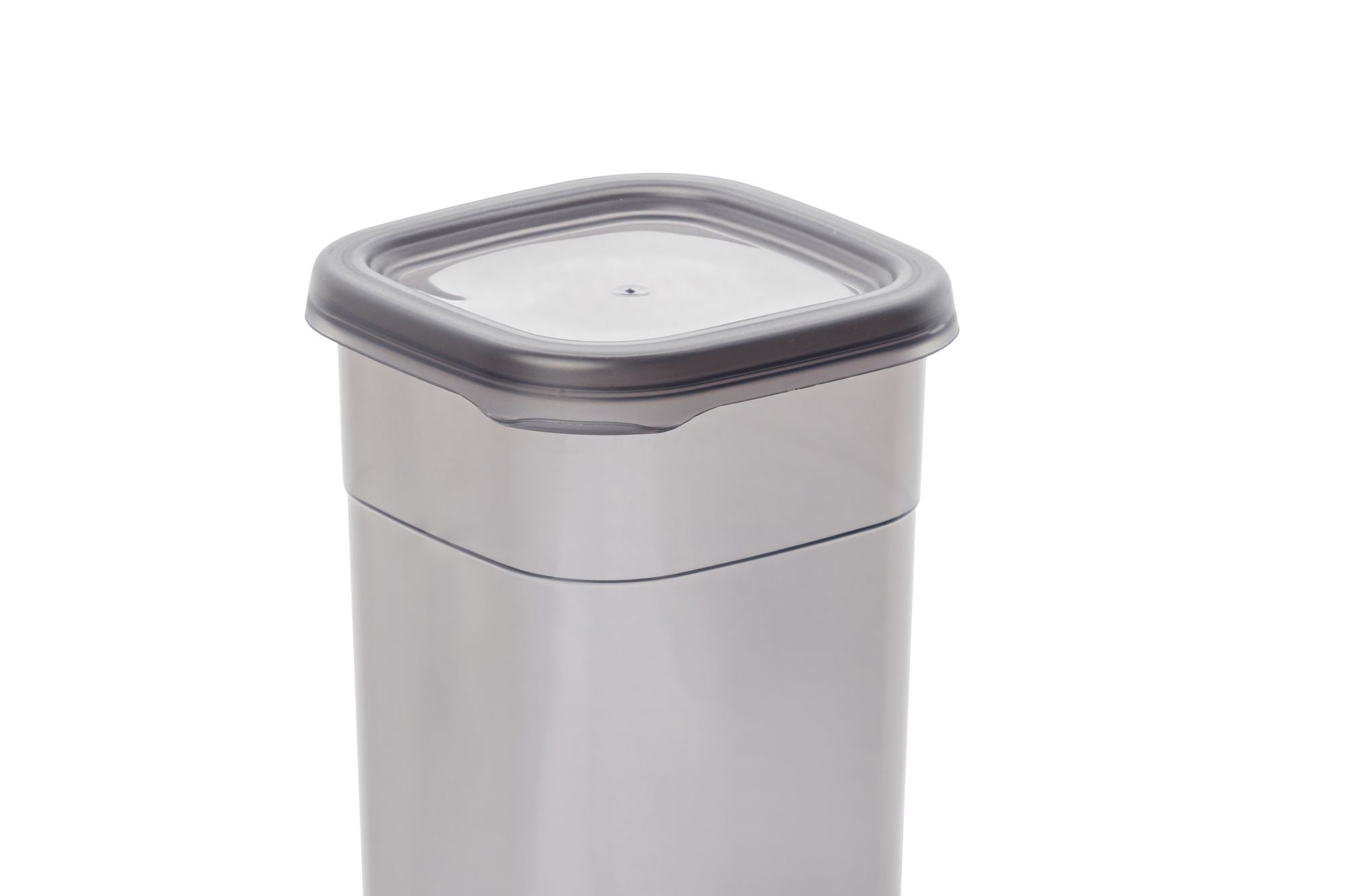 Conjunto de caixas de arrumação – 10 x 10 x 24.5 cm – Antracite – plástico