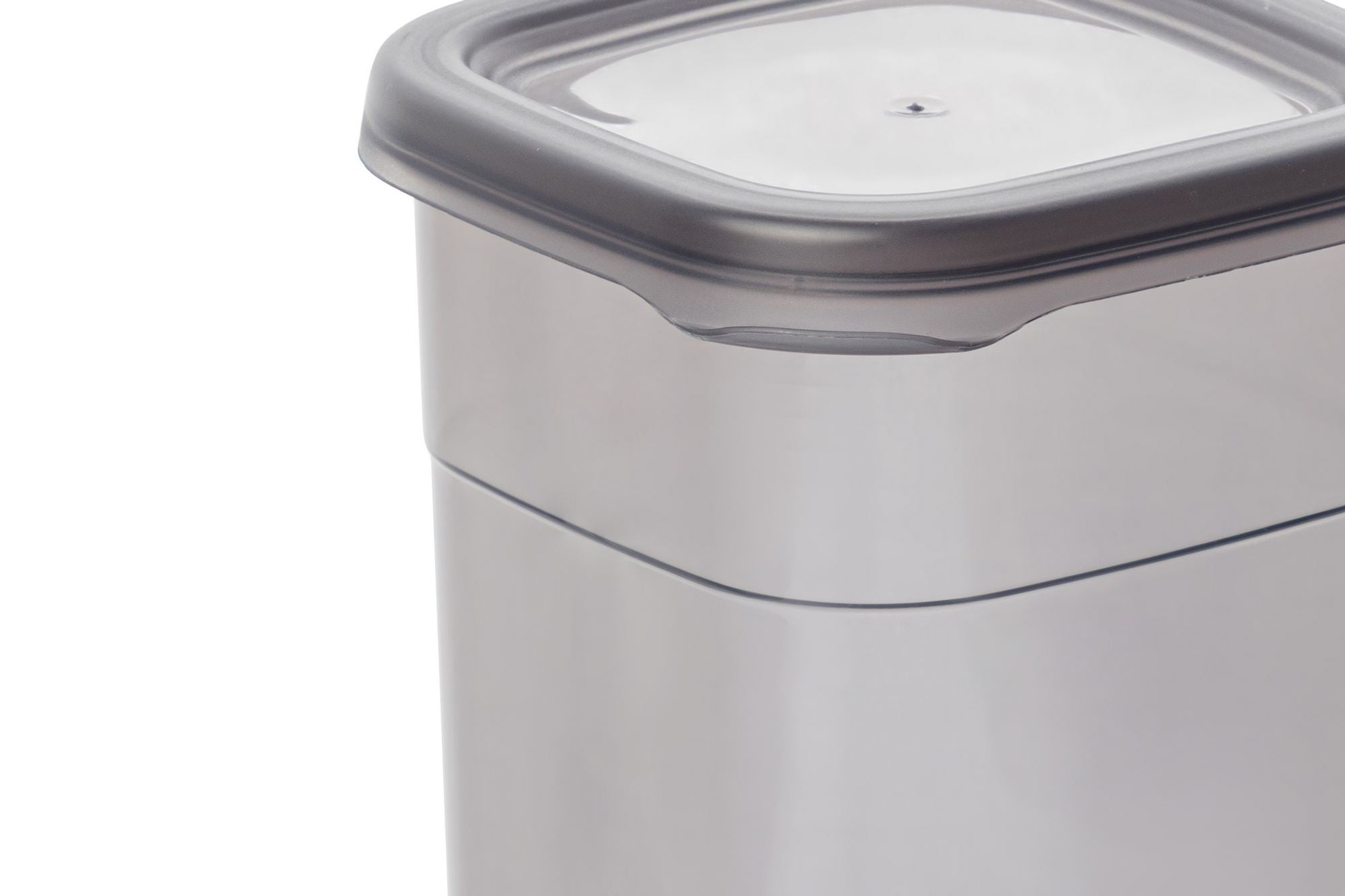 Conjunto de caixas de arrumação – 10 x 10 x 24.5 cm – Antracite – plástico