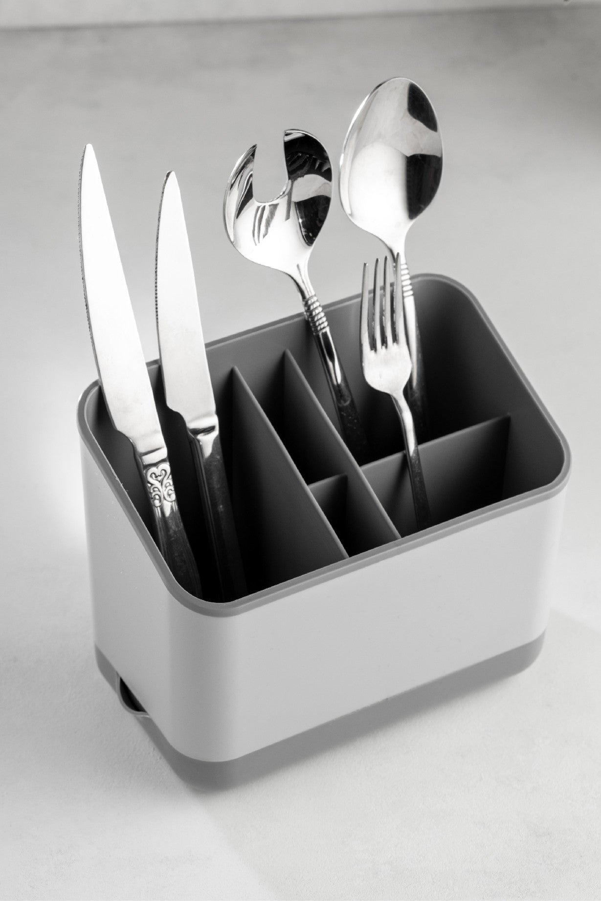 Organizador de plástico – 16.5 x 10 x 14 cm – Cinzento