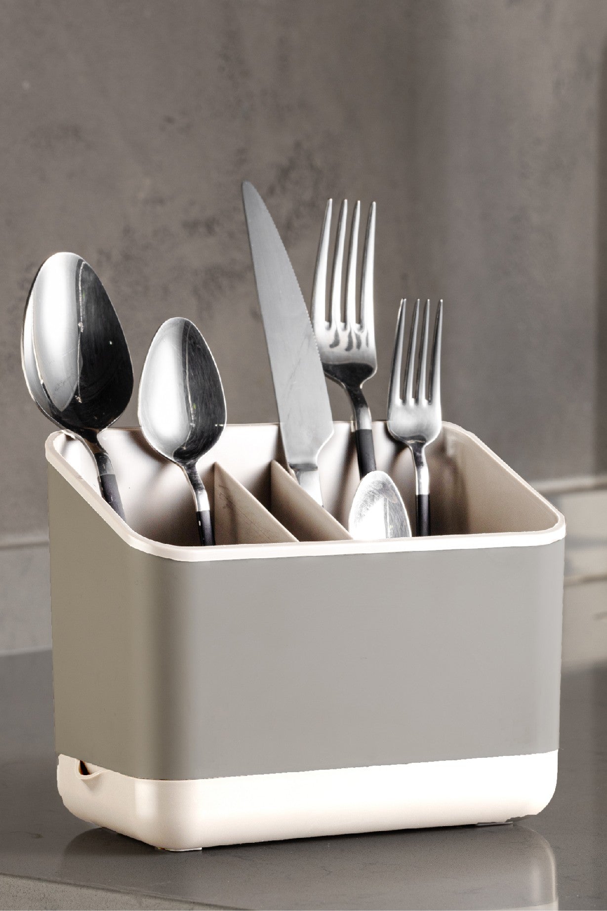 Organizador – 16,5 x 10 x 14 cm – Bege – Plástico