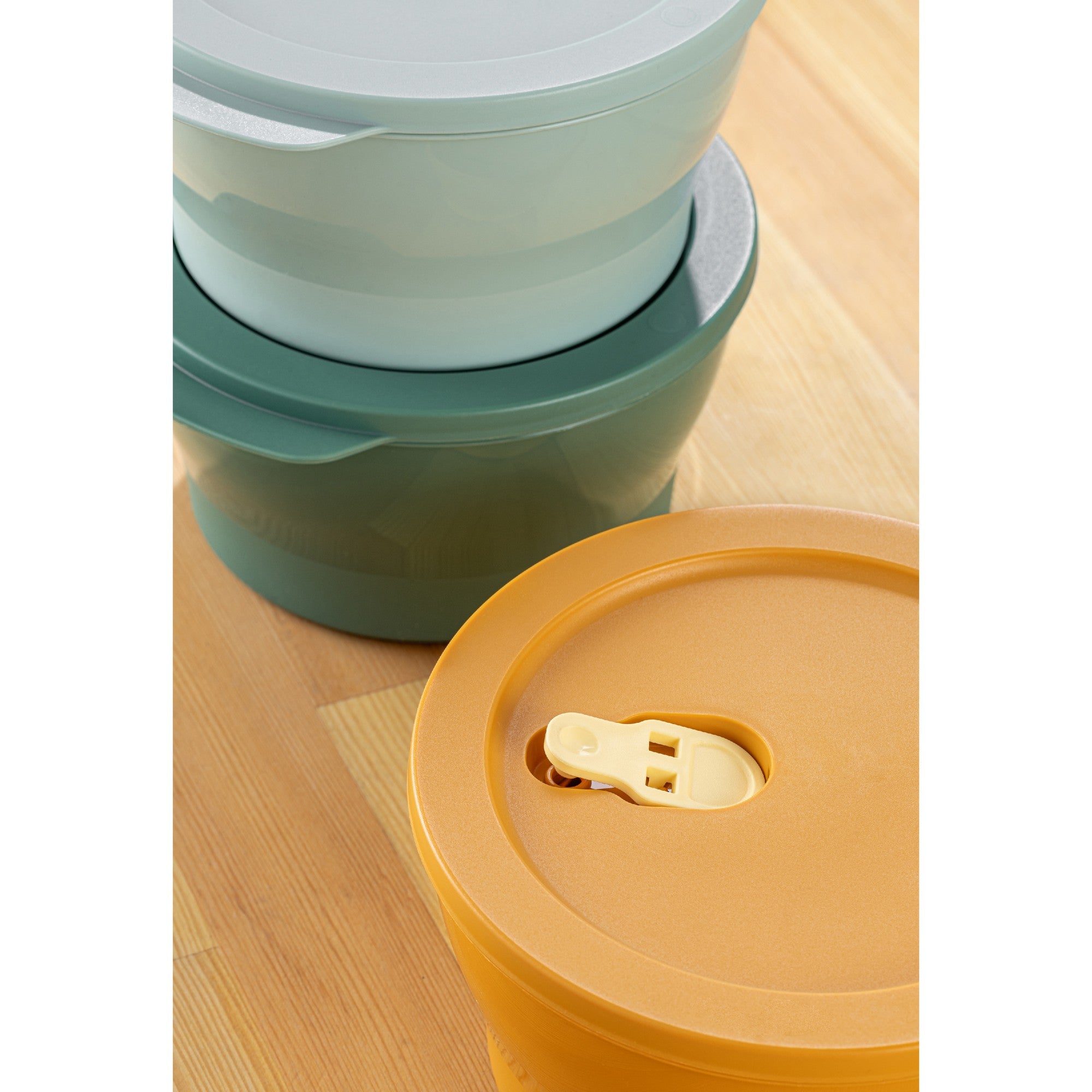 Conjunto de caixas de armazenamento (3 peças)-GST3LU2LT-Multicolorido
