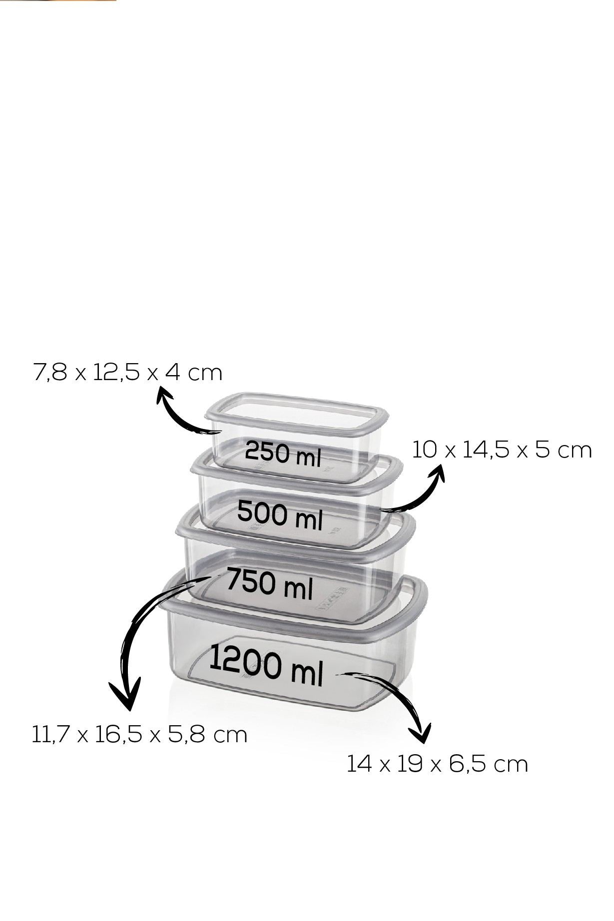 Conjunto de caixas de armazenamento (16 peças)-SYBOX16LIKRSK-Antracite