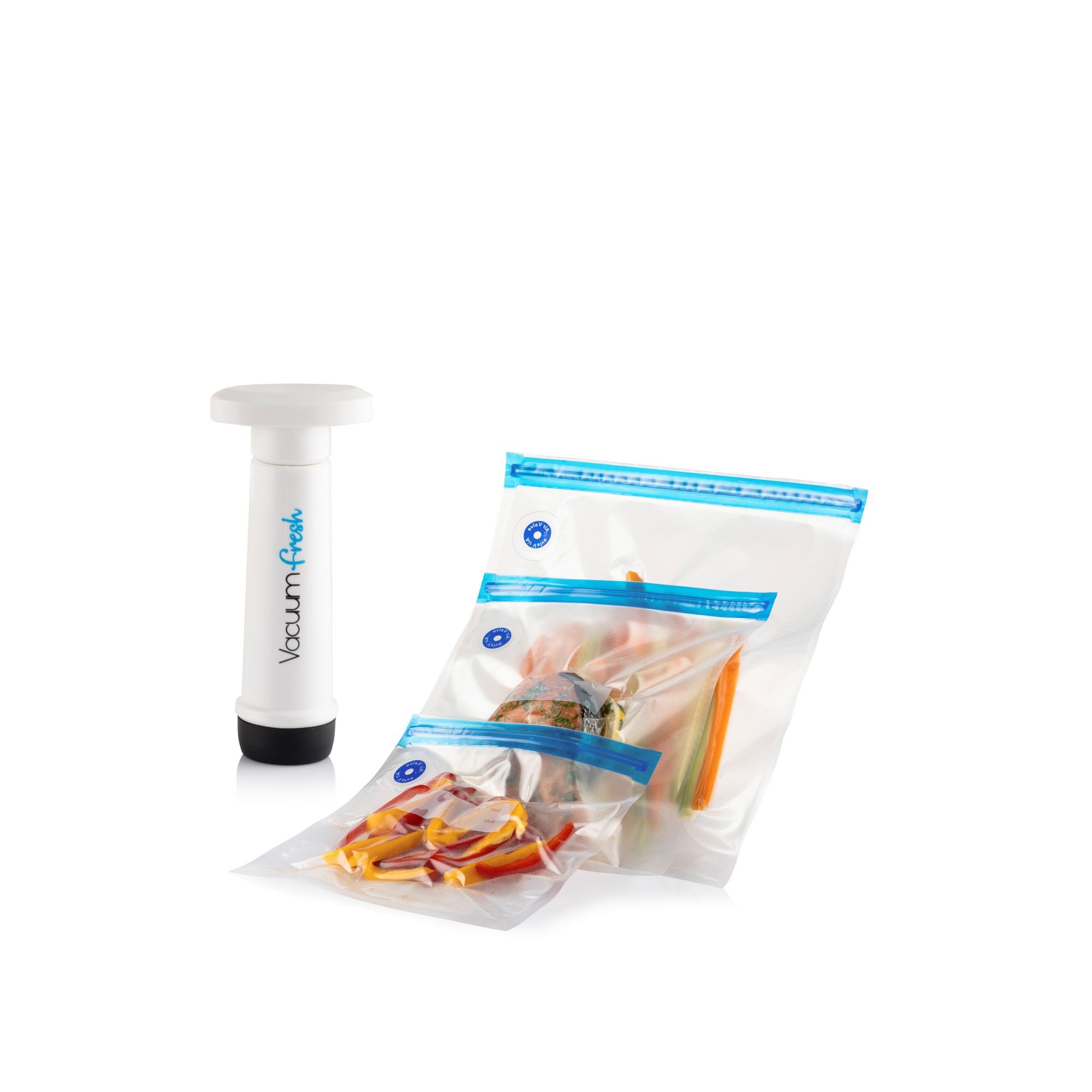 Conjunto de sacos para armazenamento de alimentos (4 peças)-VCC-4-PMP-PST-Transparente