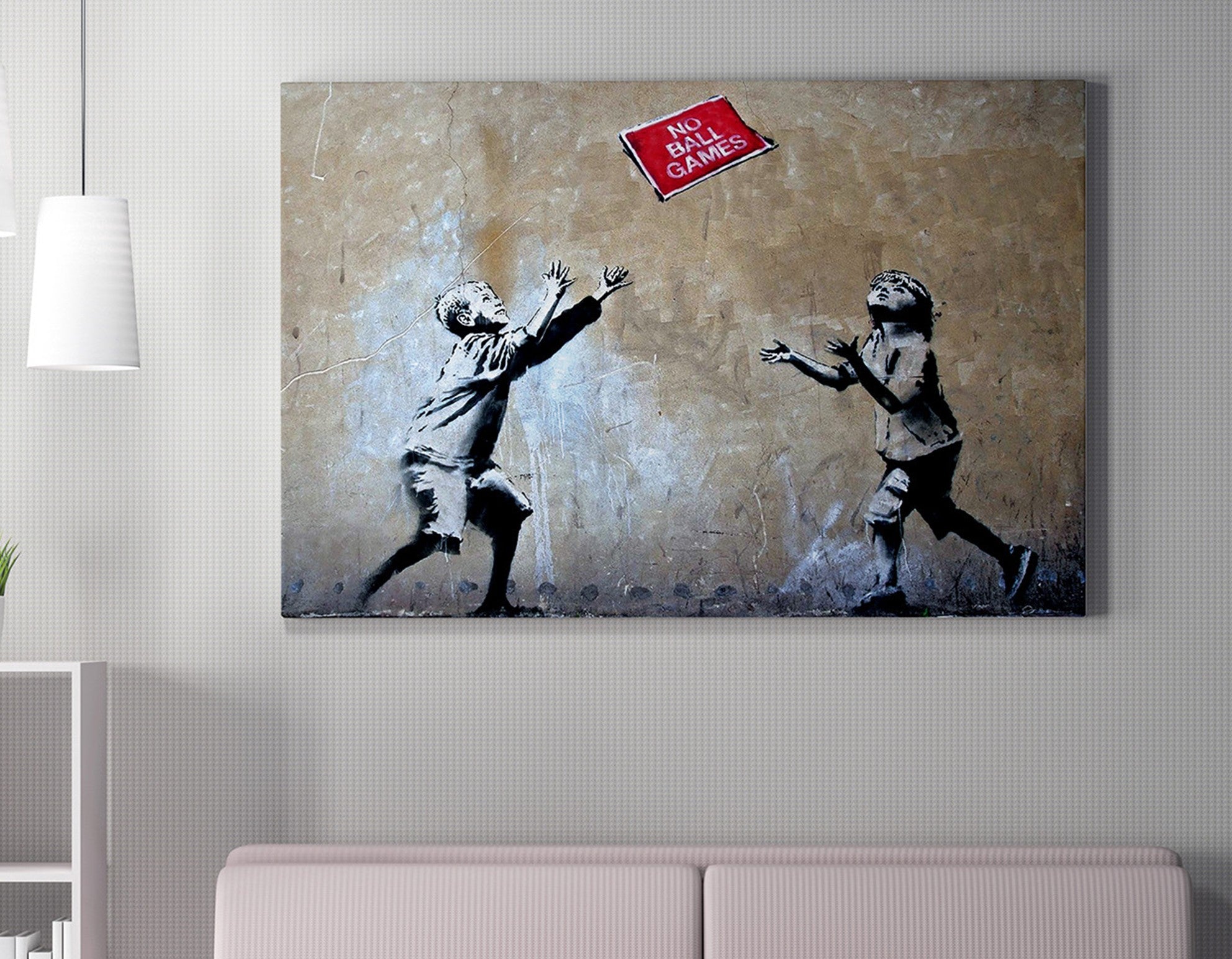 Quadro Decorativo em Tela WY09 Multicolor 50x70cm - Impressão Digital Premium com Moldura em Madeira