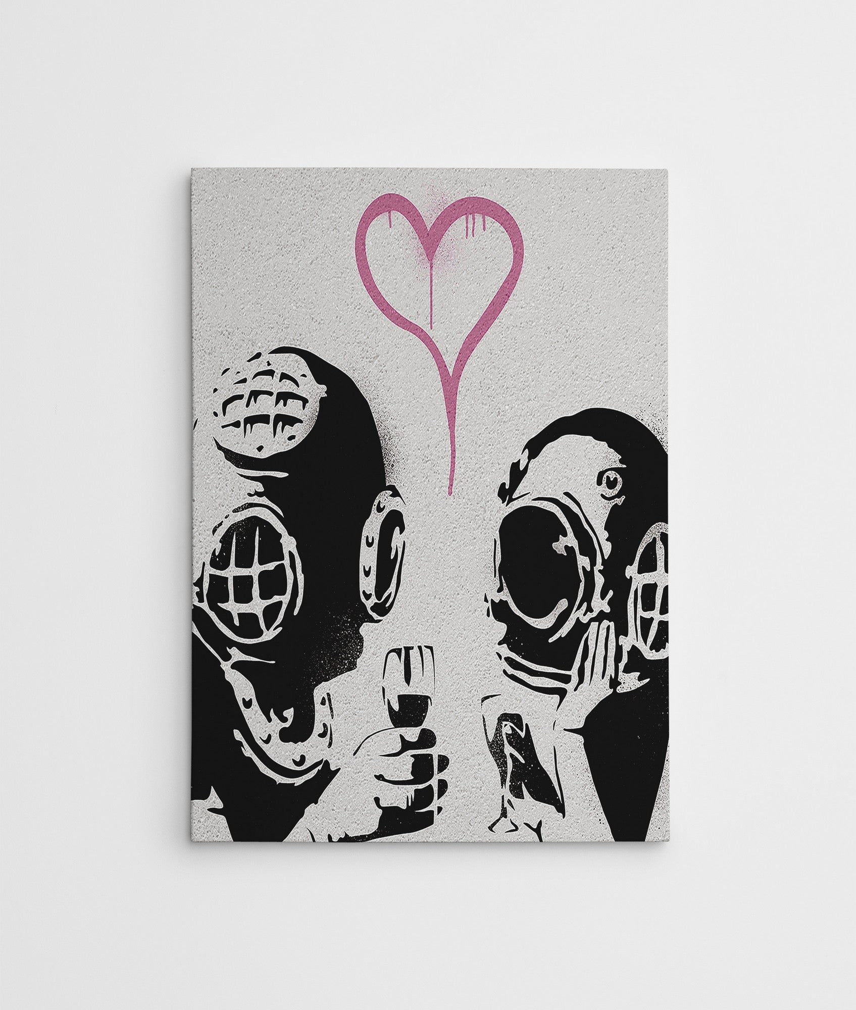 Quadro Decorativo em Tela WY13 Multicolor 50x70cm - Impressão Digital Premium com Moldura em Madeira