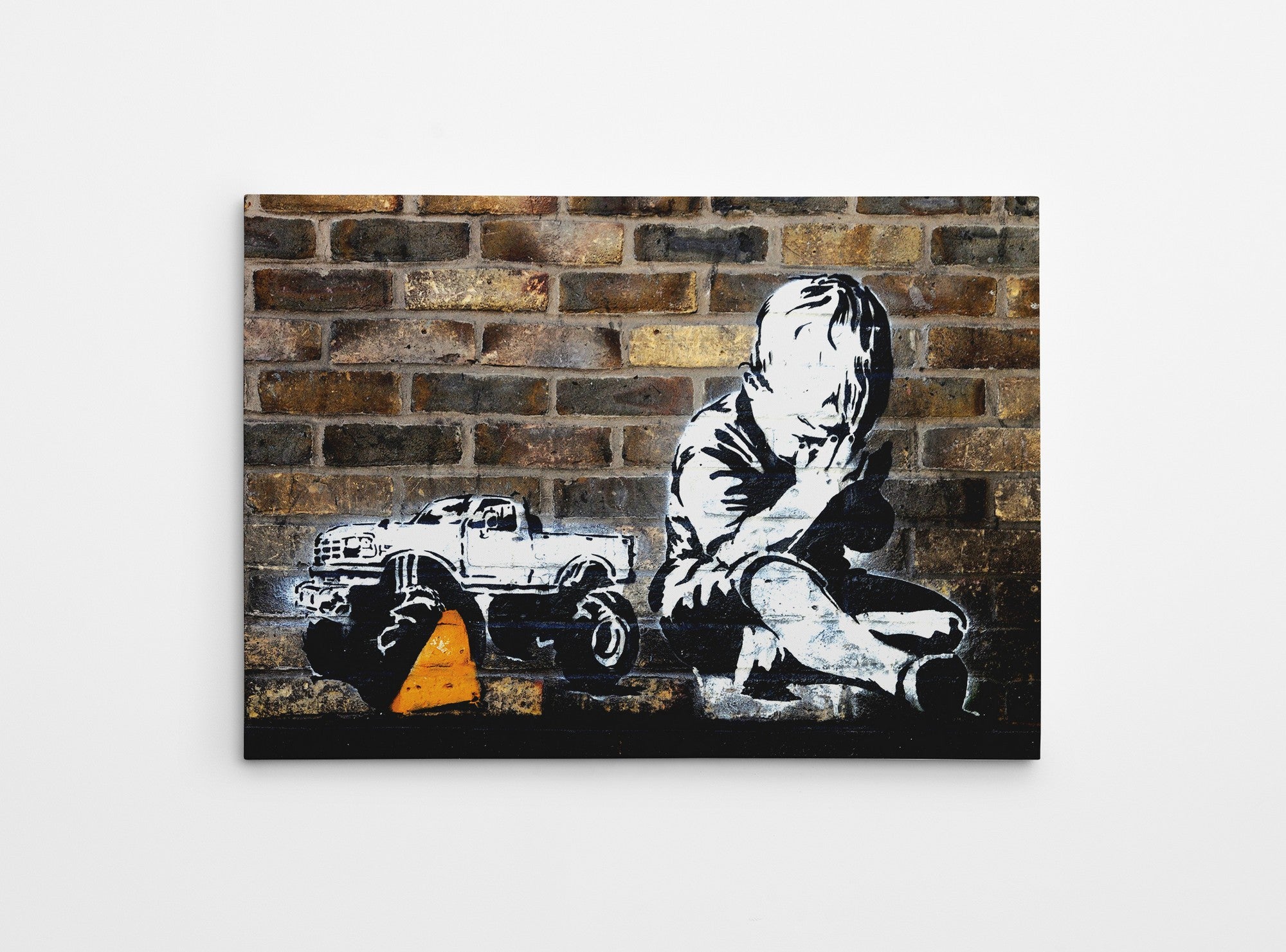 Quadro Decorativo em Tela WY25 Multicolor 50x70cm - Impressão Digital Premium com Moldura em Madeira