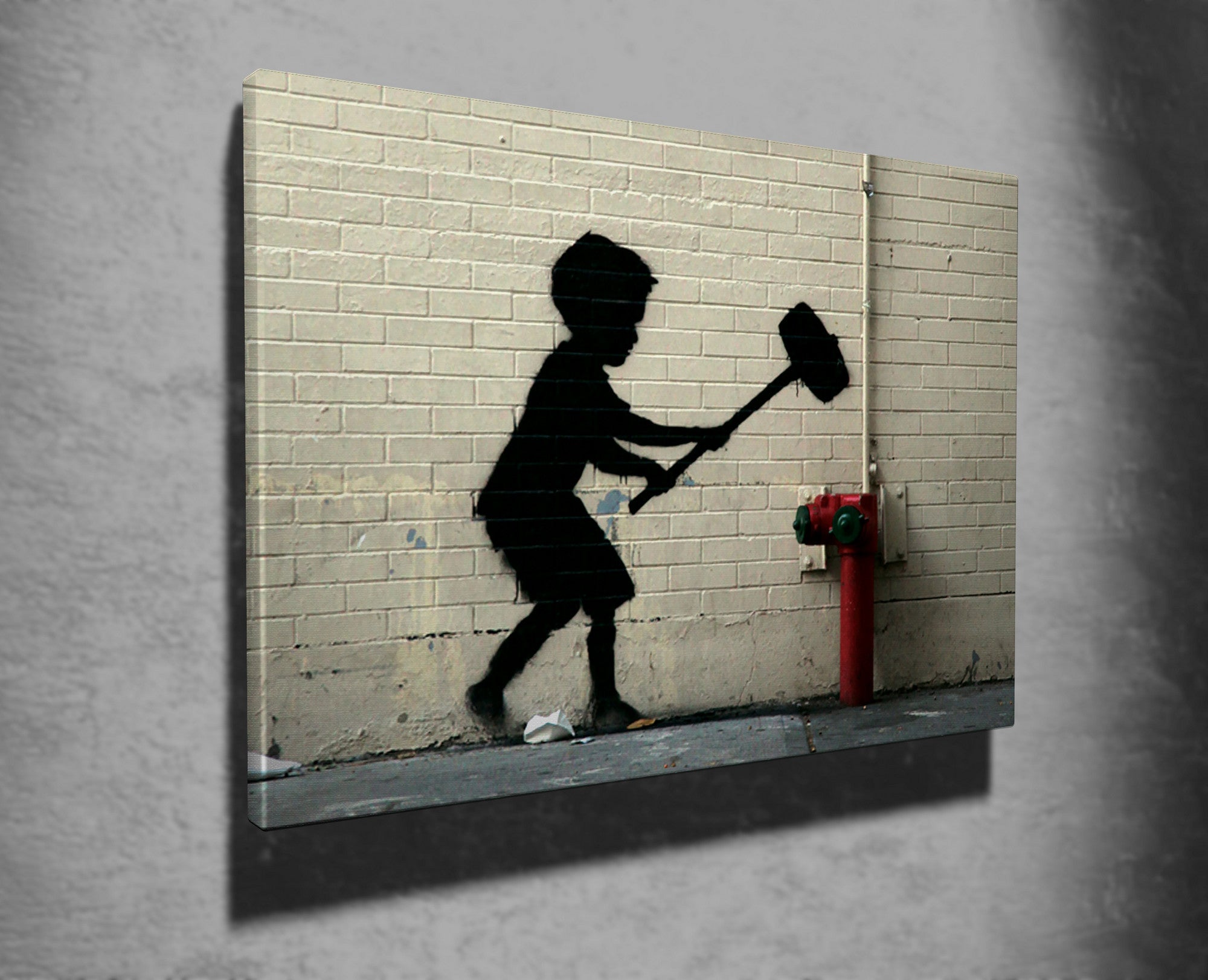 Quadro Decorativo em Tela WY34 Multicolor 50x70cm - Impressão Digital Premium com Moldura de Madeira