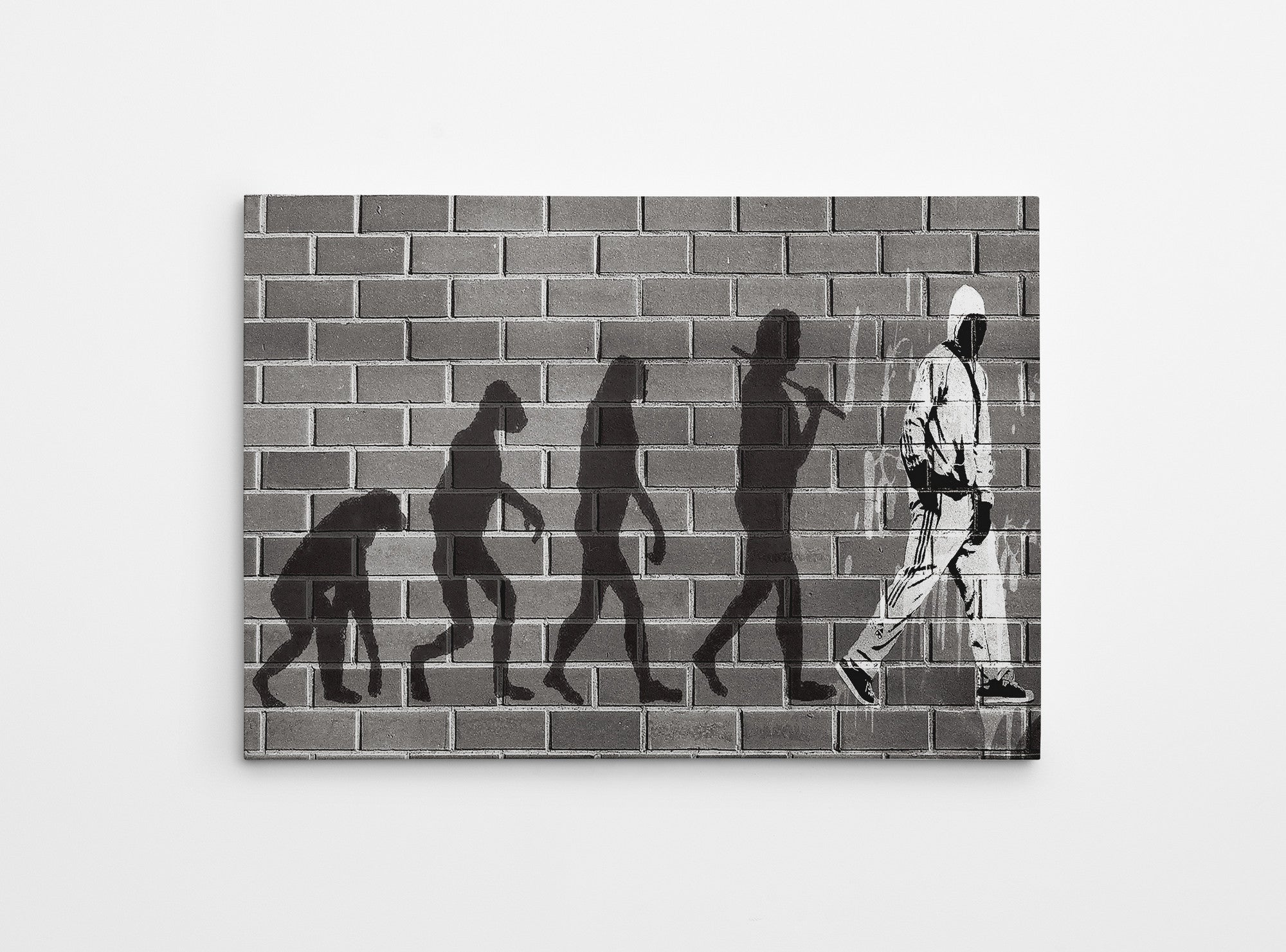 Quadro Decorativo em Tela WY44 Multicolor 50x70cm - Impressão Digital Premium com Moldura em Madeira