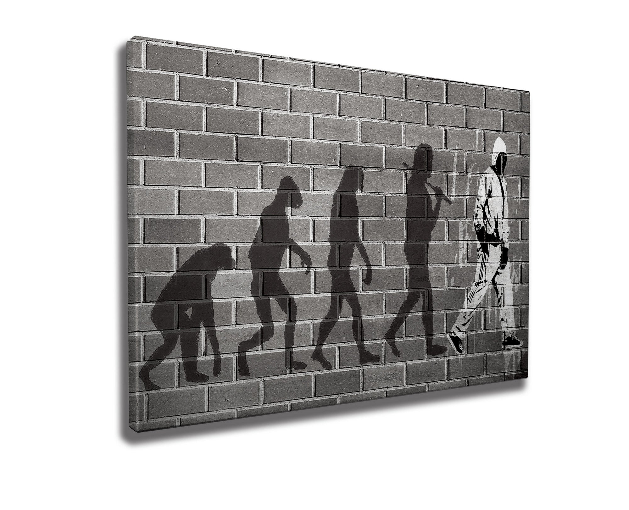 Quadro Decorativo em Tela WY44 Multicolor 50x70cm - Impressão Digital Premium com Moldura em Madeira