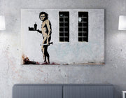 Quadro Decorativo em Tela WY52 Multicolor 50x70cm - Impressão Digital Premium com Moldura de Madeira