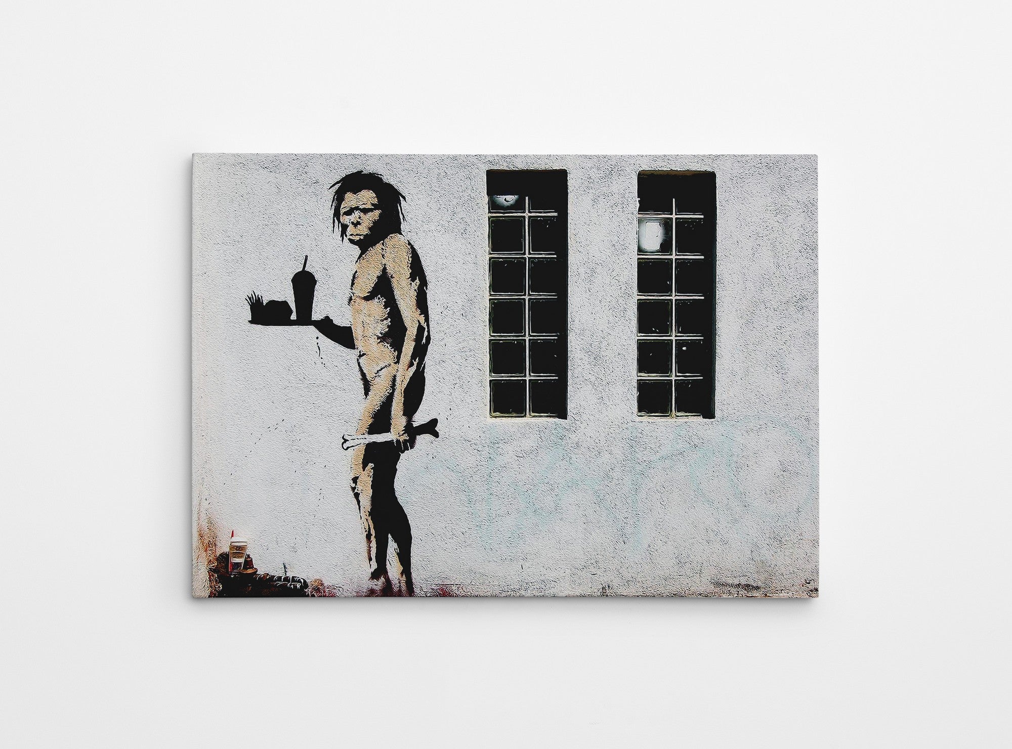 Quadro Decorativo em Tela WY52 Multicolor 50x70cm - Impressão Digital Premium com Moldura de Madeira