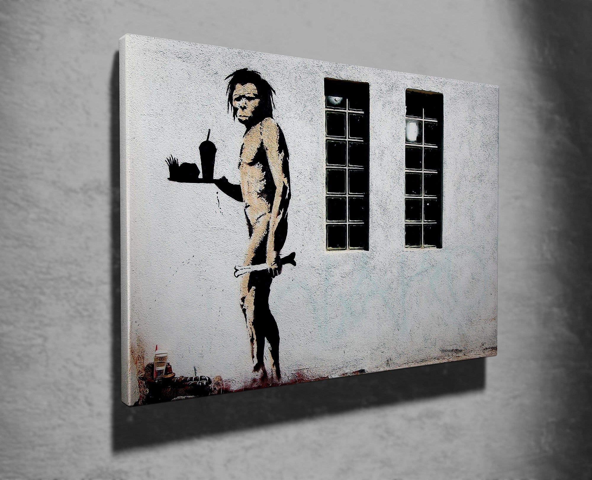 Quadro Decorativo em Tela WY52 Multicolor 50x70cm - Impressão Digital Premium com Moldura de Madeira