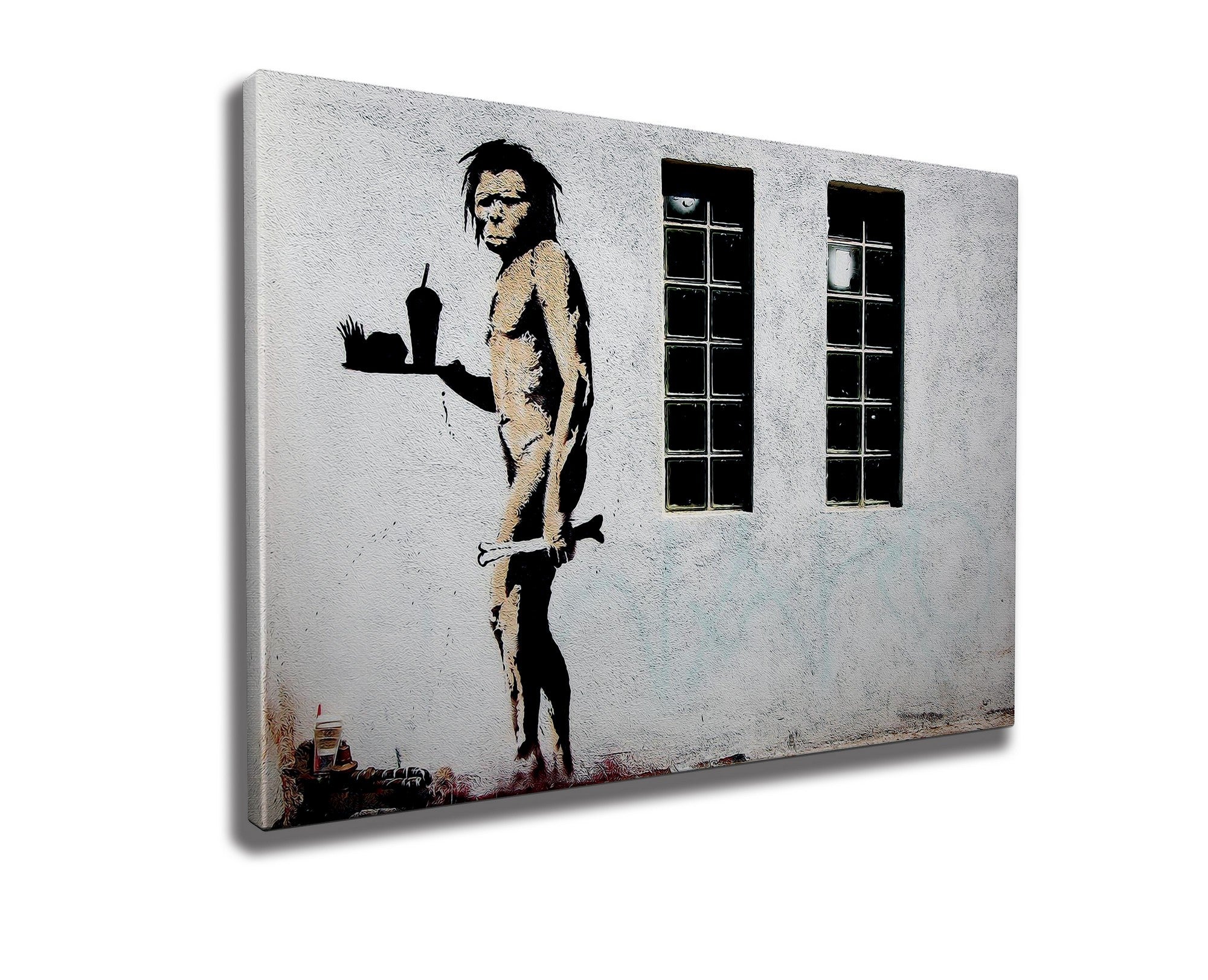 Quadro Decorativo em Tela WY52 Multicolor 50x70cm - Impressão Digital Premium com Moldura de Madeira