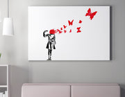 Quadro Decorativo em Tela WY120 Multicolor 50x70cm - Impressão Digital com Moldura de Madeira