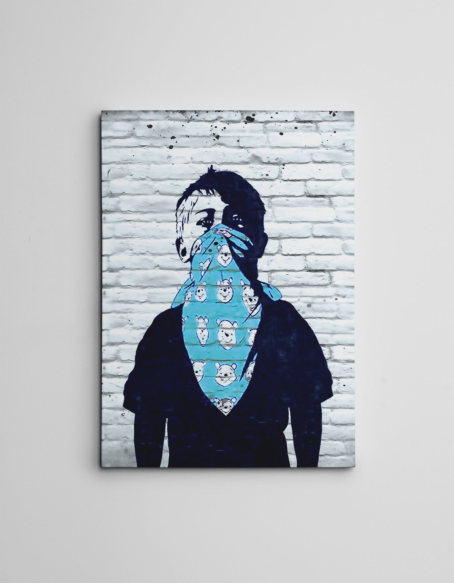 Quadro Decorativo em Tela WY124 Multicolor 50x70cm - Impressão Digital Premium com Moldura em Madeira