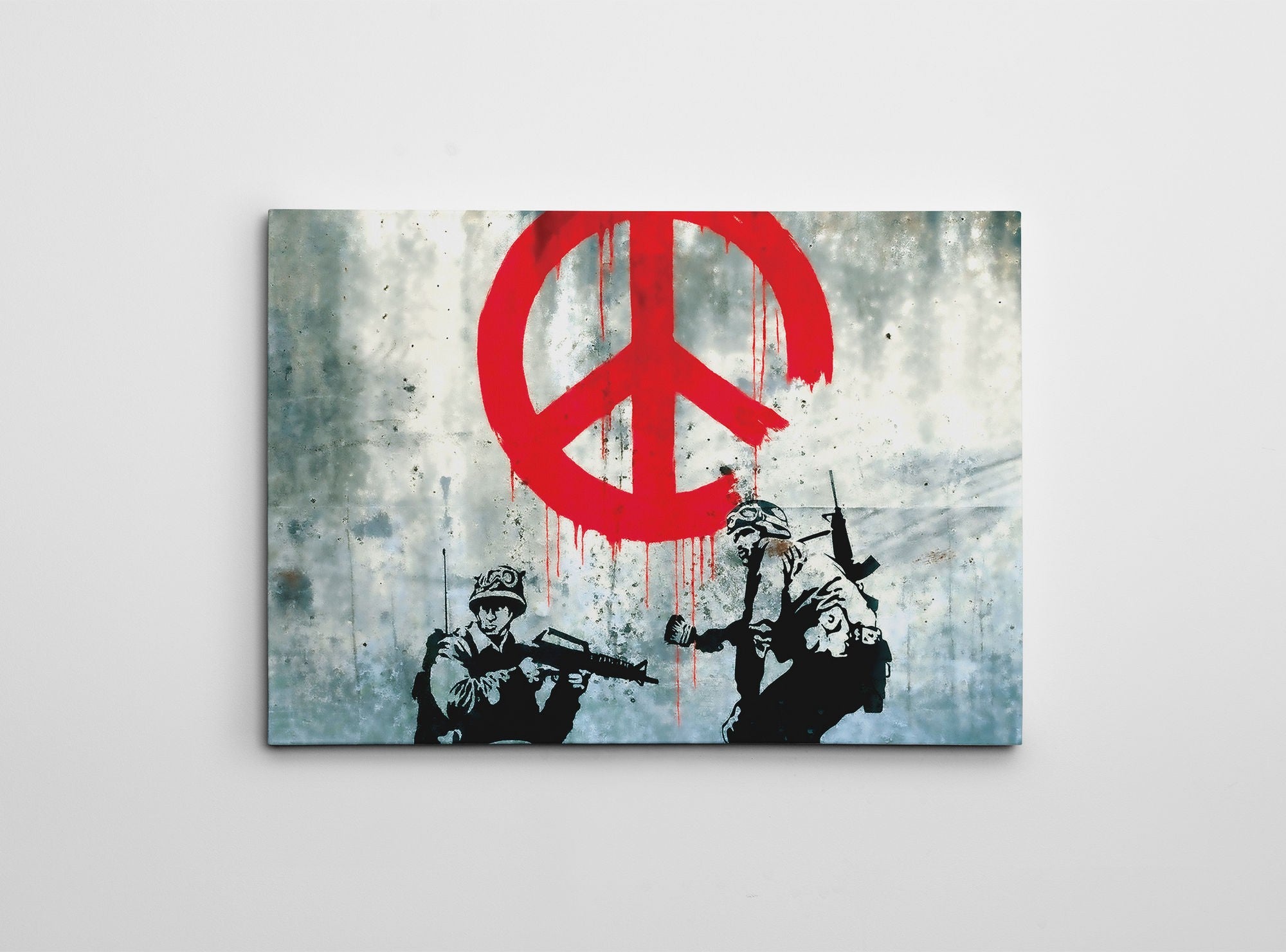 Quadro Decorativo em Tela WY126 Multicolor 50x70cm - Impressão Digital Premium com Moldura em Madeira