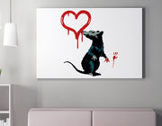 Quadro Decorativo em Tela WY129 Multicolor 50x70cm - Impressão Digital Premium com Moldura em Madeira