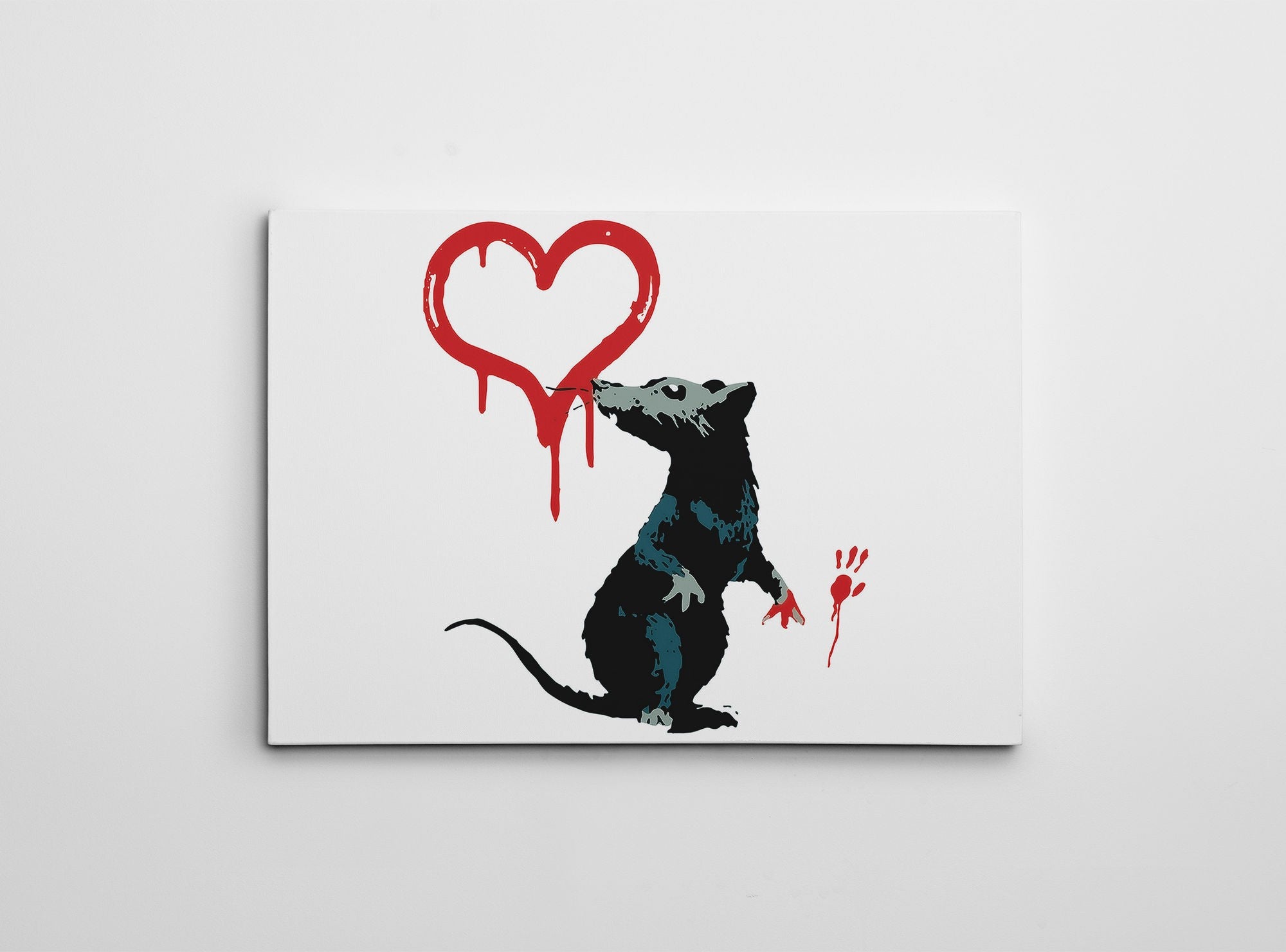 Quadro Decorativo em Tela WY129 Multicolor 50x70cm - Impressão Digital Premium com Moldura em Madeira