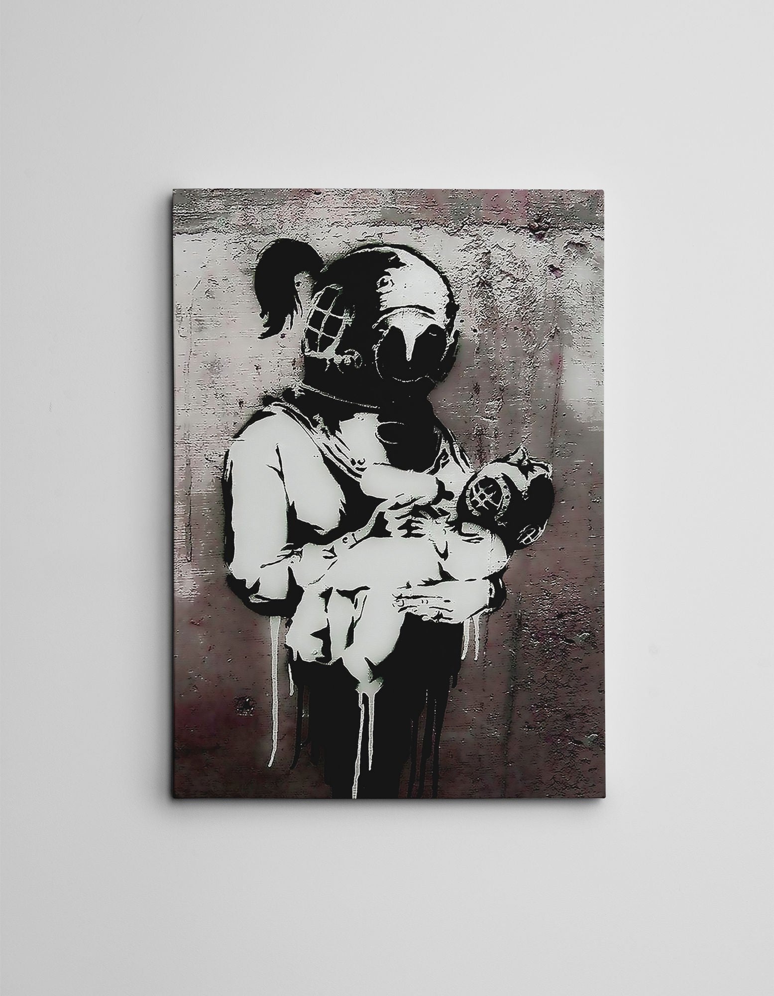 Quadro Decorativo em Tela WY135 Multicolor 50x70cm - Impressão Digital Premium com Moldura em Madeira