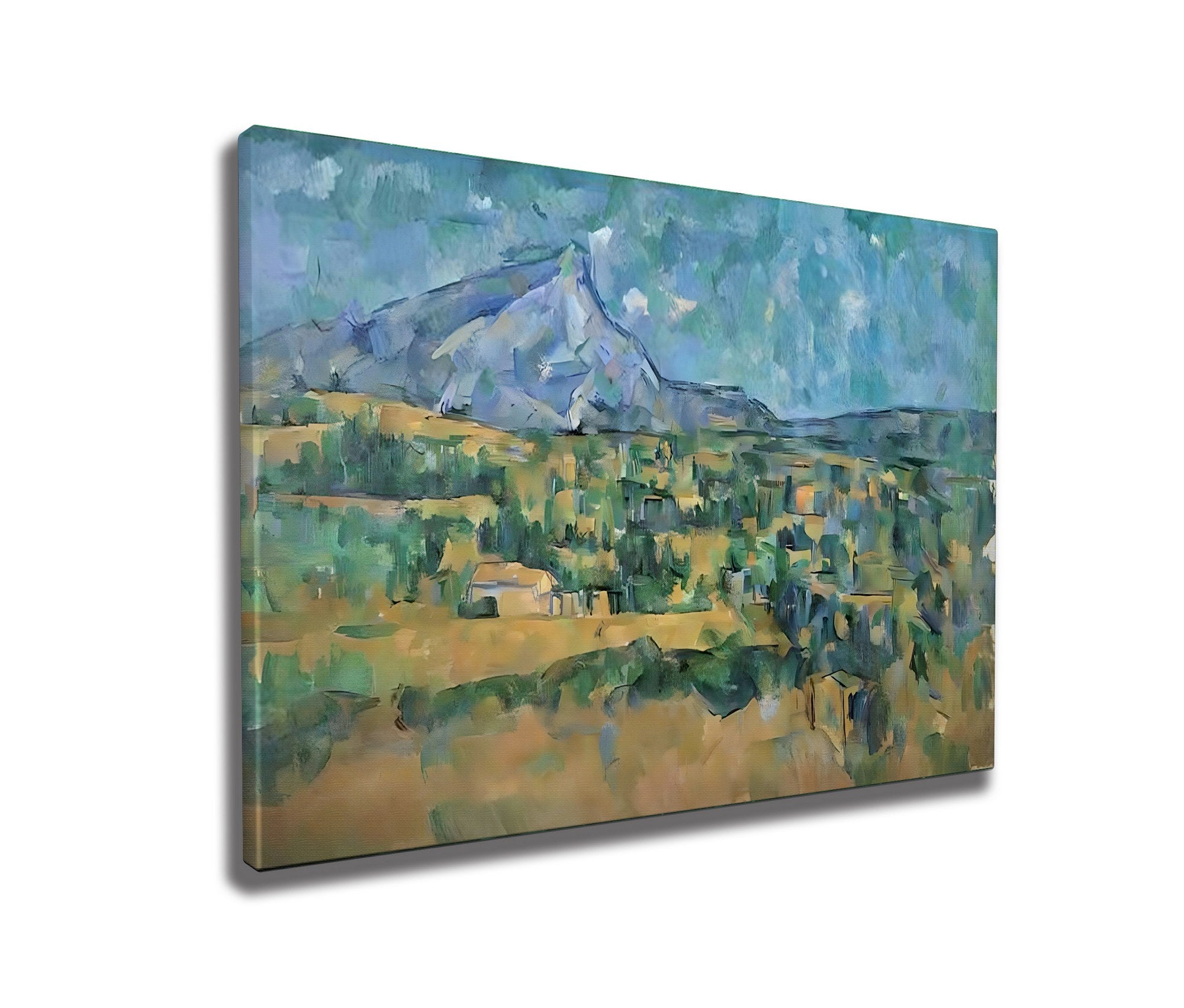 Quadro Decorativo em Tela WY278 Multicolor 70x100cm - Impressão Digital com Moldura de Madeira