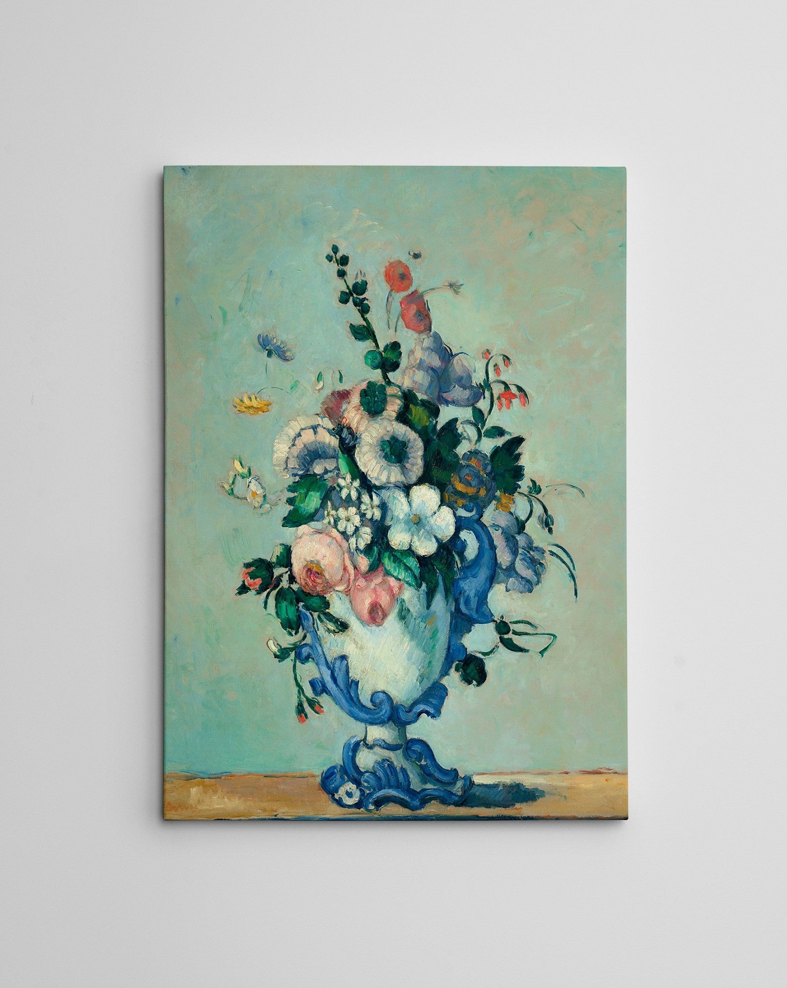 Quadro Decorativo em Tela WY280 Multicolor 50x70cm - Impressão Digital com Moldura de Madeira