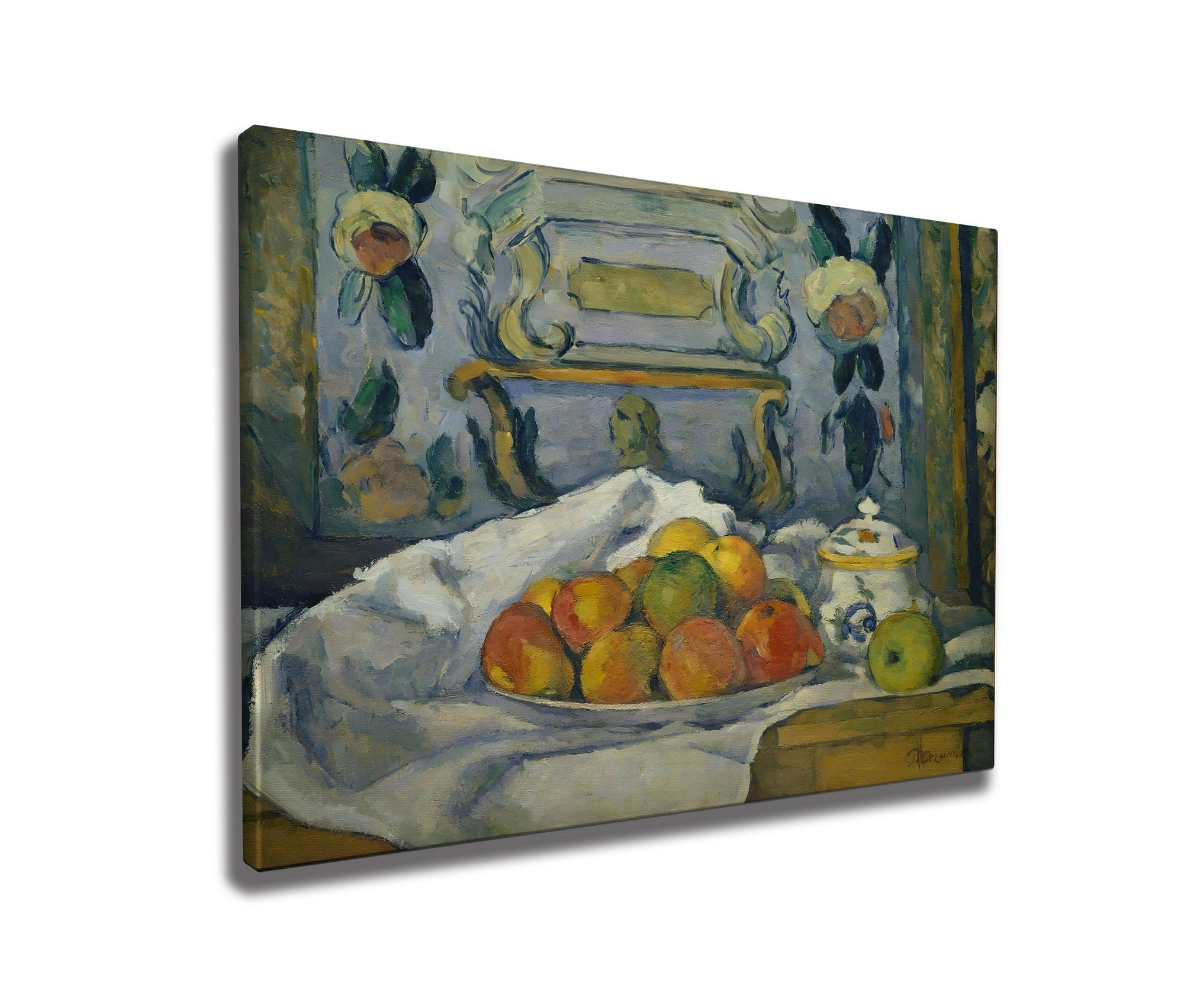 Quadro Decorativo em Tela WY281 - Impressão Digital Multicolor 50x70cm com Moldura de Madeira