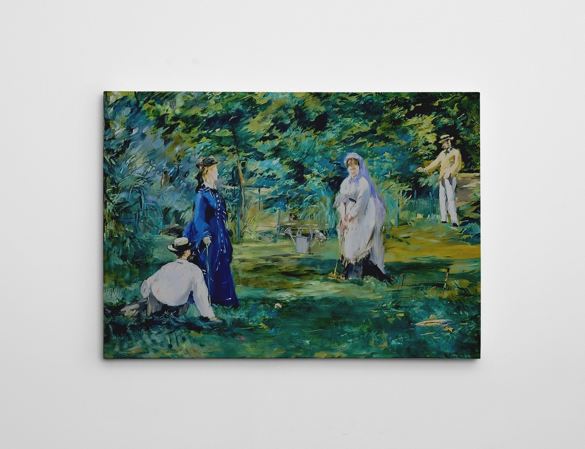 Quadro Decorativo em Tela WY286 Multicolor 50x70cm - Impressão Digital Premium com Moldura em Madeira