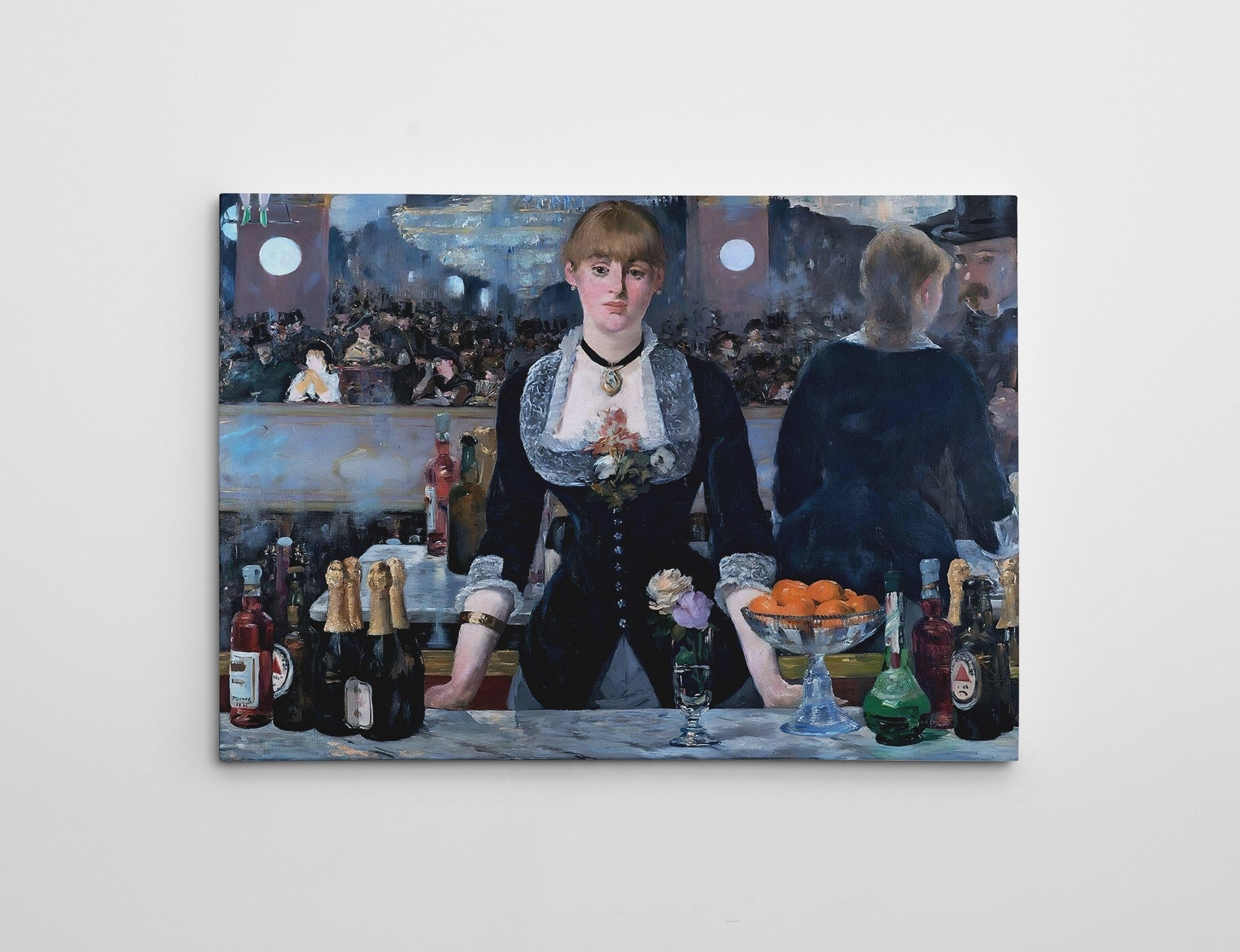 Arte Decorativa em Tela Multicolor WY287 - Impressão Digital Premium 70x100cm com Moldura de Madeira