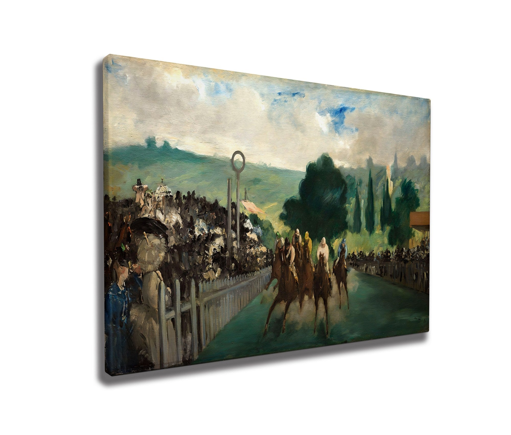 Quadro Decorativo em Tela WY288 Multicolor 50x70cm - Impressão Digital Premium com Moldura em Madeira