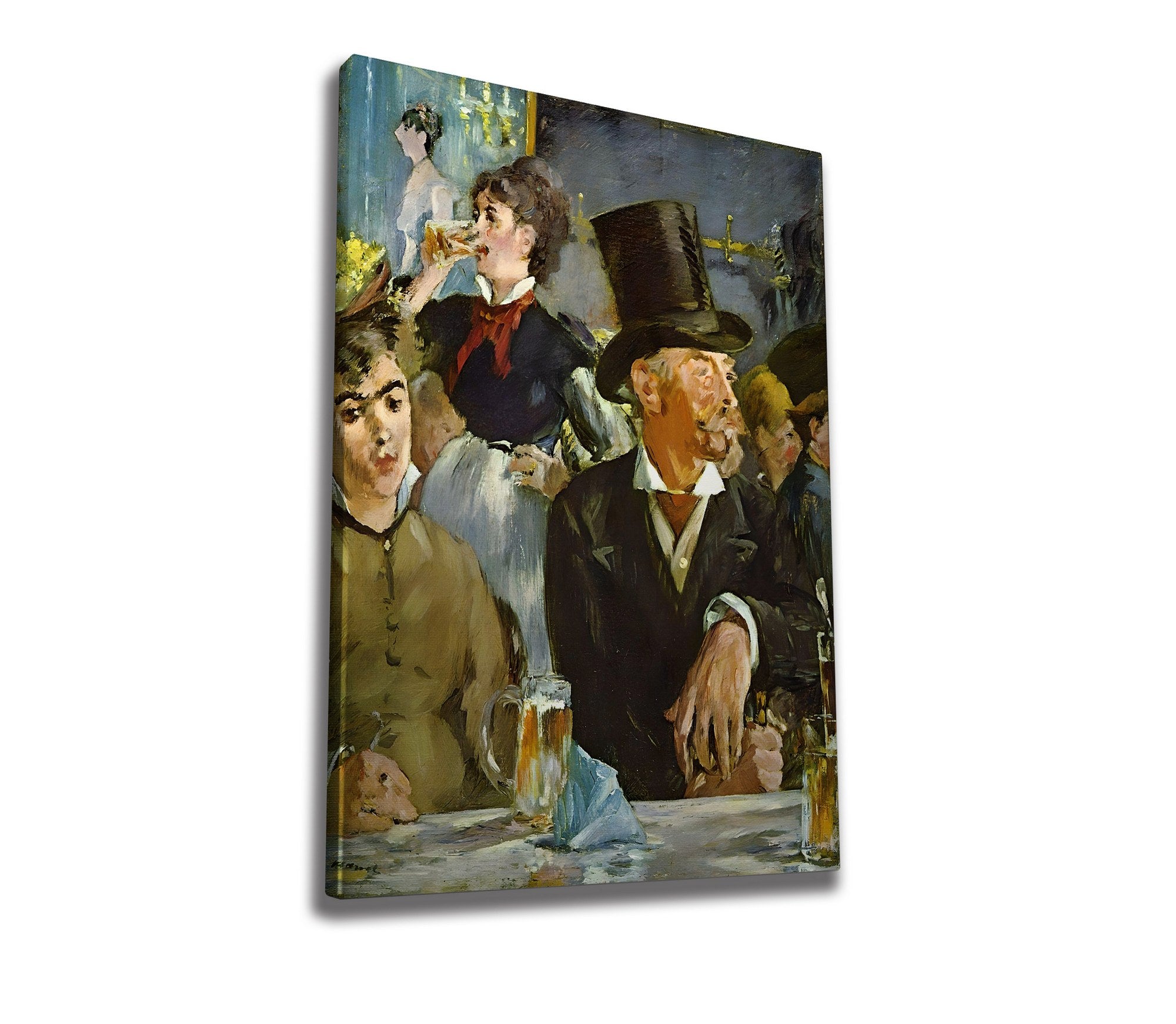 Quadro Decorativo em Tela WY290 Multicolor 50x70cm - Impressão Digital Premium com Moldura em Madeira