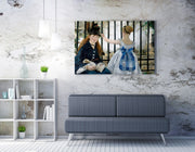 Quadro Decorativo em Tela WY292 Multicolor 50x70cm - Impressão Digital Premium com Moldura em Madeira