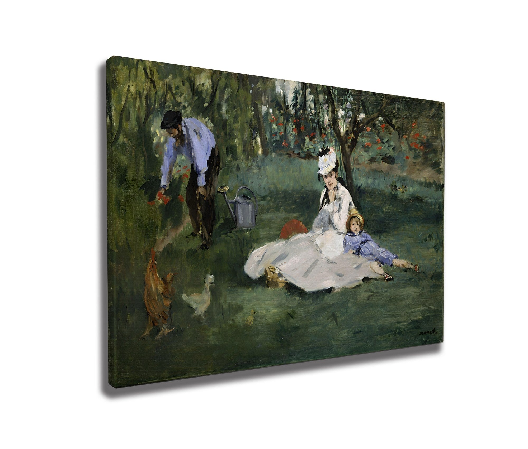 Quadro Decorativo em Tela WY293 Multicolor 50x70cm - Impressão Digital Premium com Moldura em Madeira