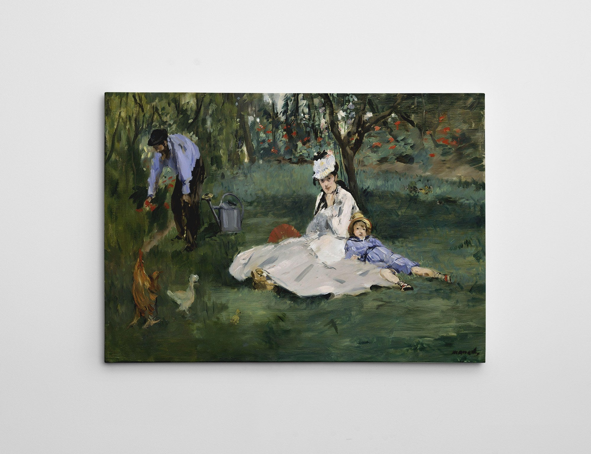 Quadro Decorativo em Tela WY293 Multicolor 50x70cm - Impressão Digital Premium com Moldura em Madeira