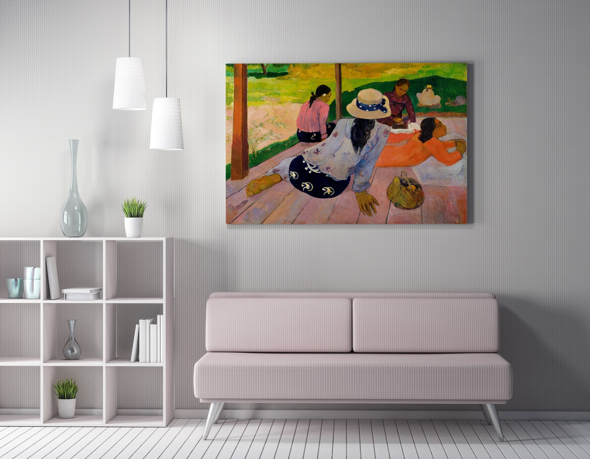 Quadro Decorativo em Tela WY294 Multicolor 50x70cm - Impressão Digital Premium com Moldura em Madeira