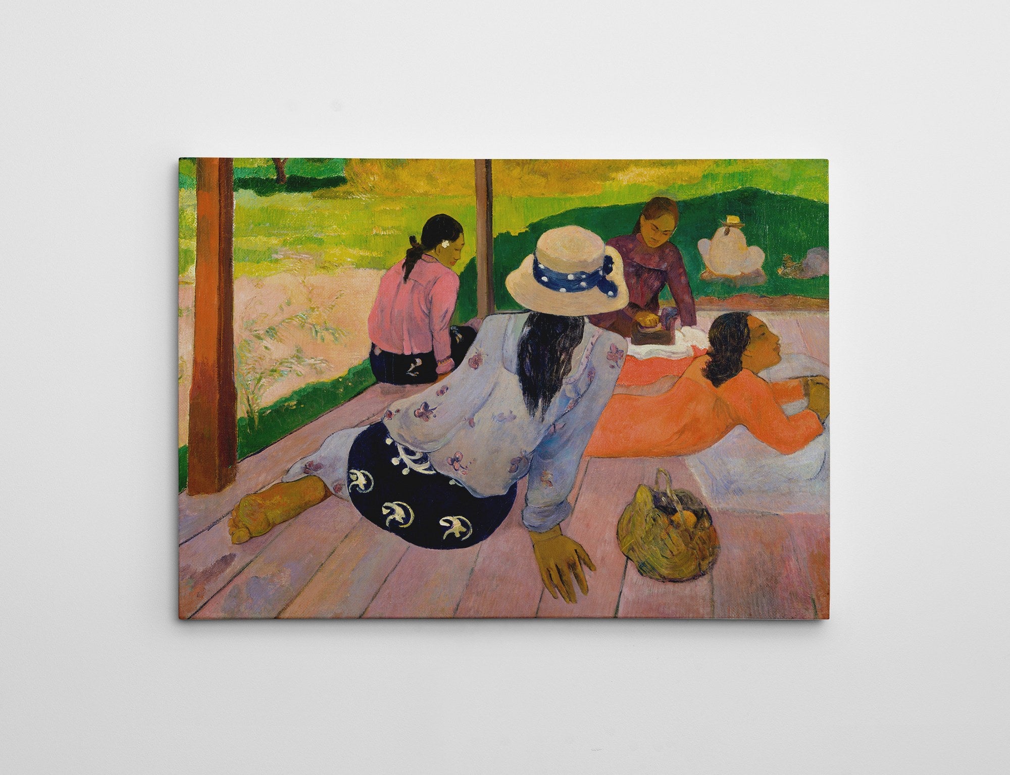 Quadro Decorativo em Tela WY294 Multicolor 50x70cm - Impressão Digital Premium com Moldura em Madeira