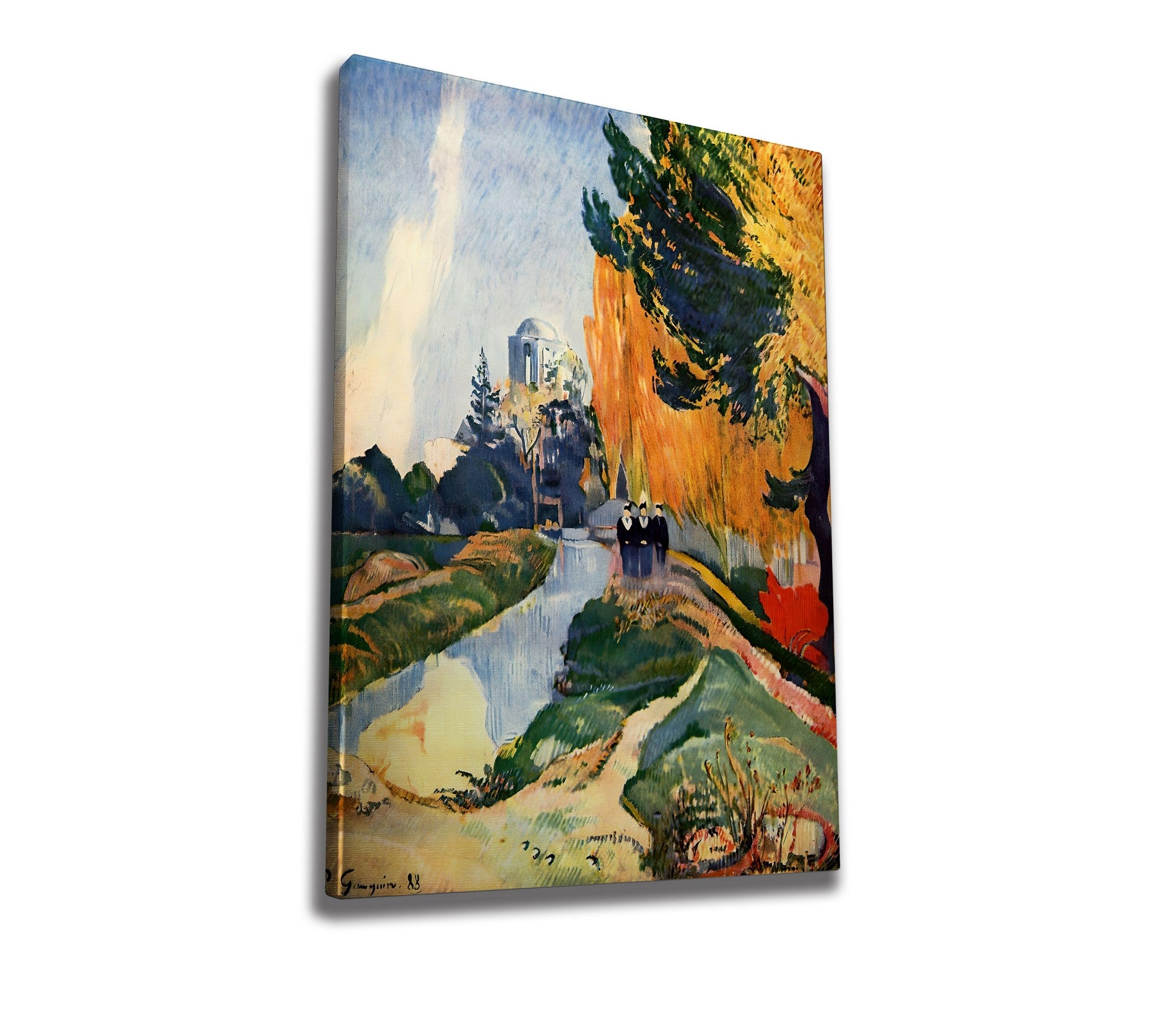 Quadro Decorativo em Tela WY297 Multicolor 50x70cm - Impressão Digital Premium com Moldura em Madeira