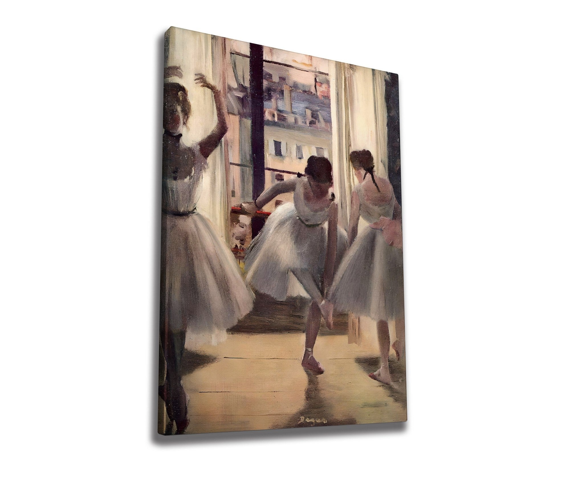 Quadro Decorativo em Tela WY302 Multicolor 50x70cm - Impressão Digital com Moldura de Madeira