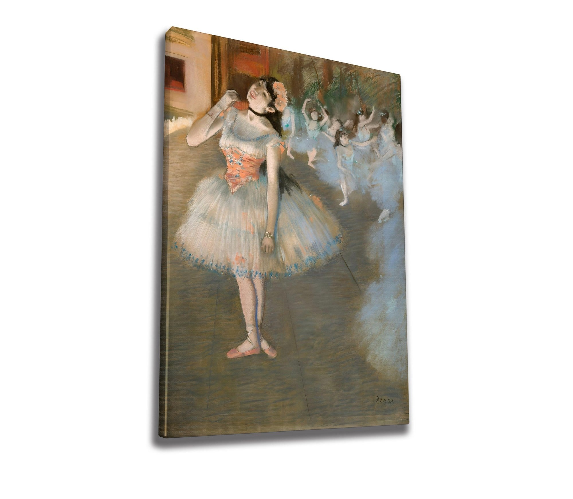 Quadro Decorativo em Tela WY303 Multicolor 50x70cm - Impressão Digital Premium com Moldura em Madeira