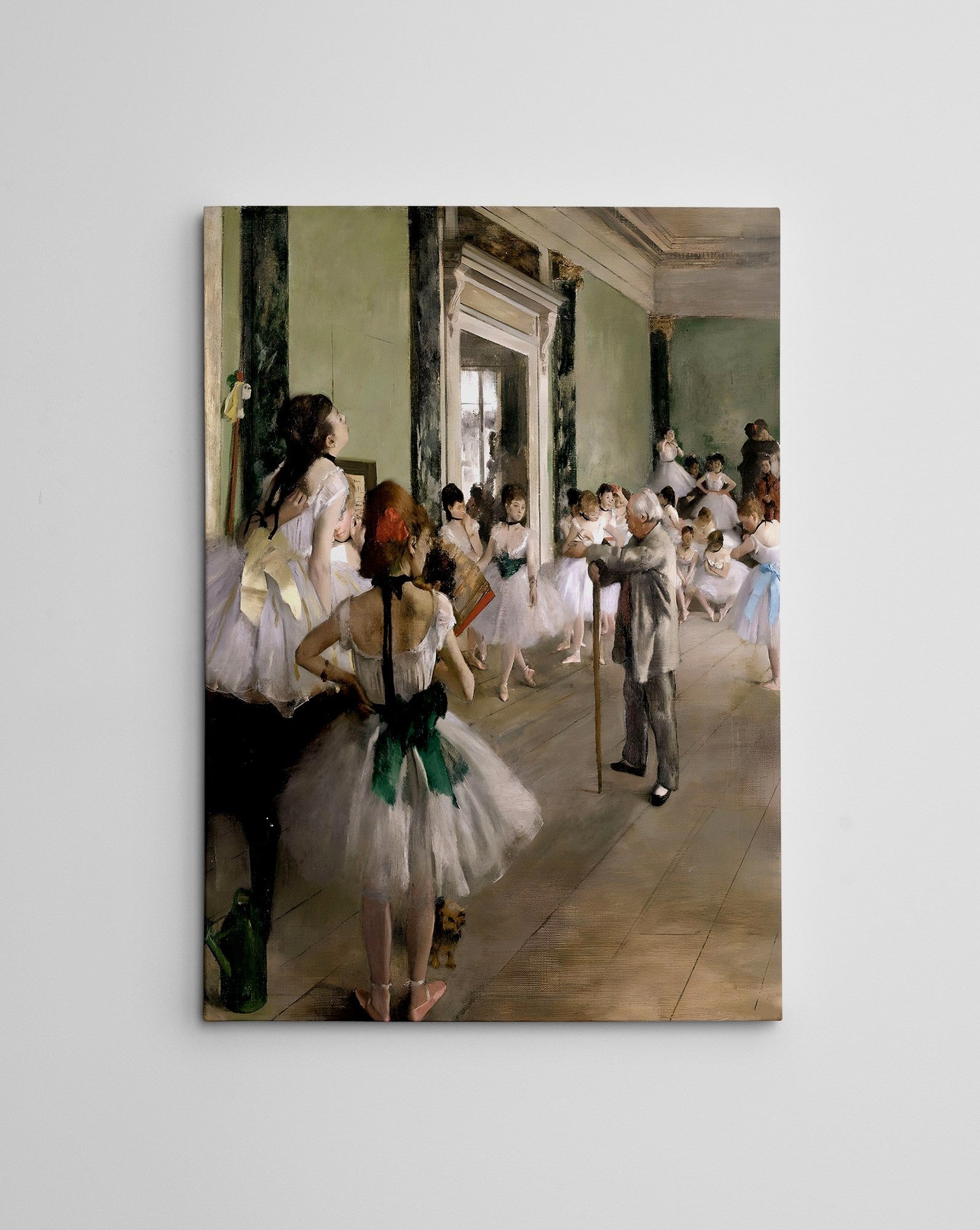 Quadro Decorativo em Tela WY305 Multicolor 50x70cm - Impressão Digital Premium com Moldura em Madeira