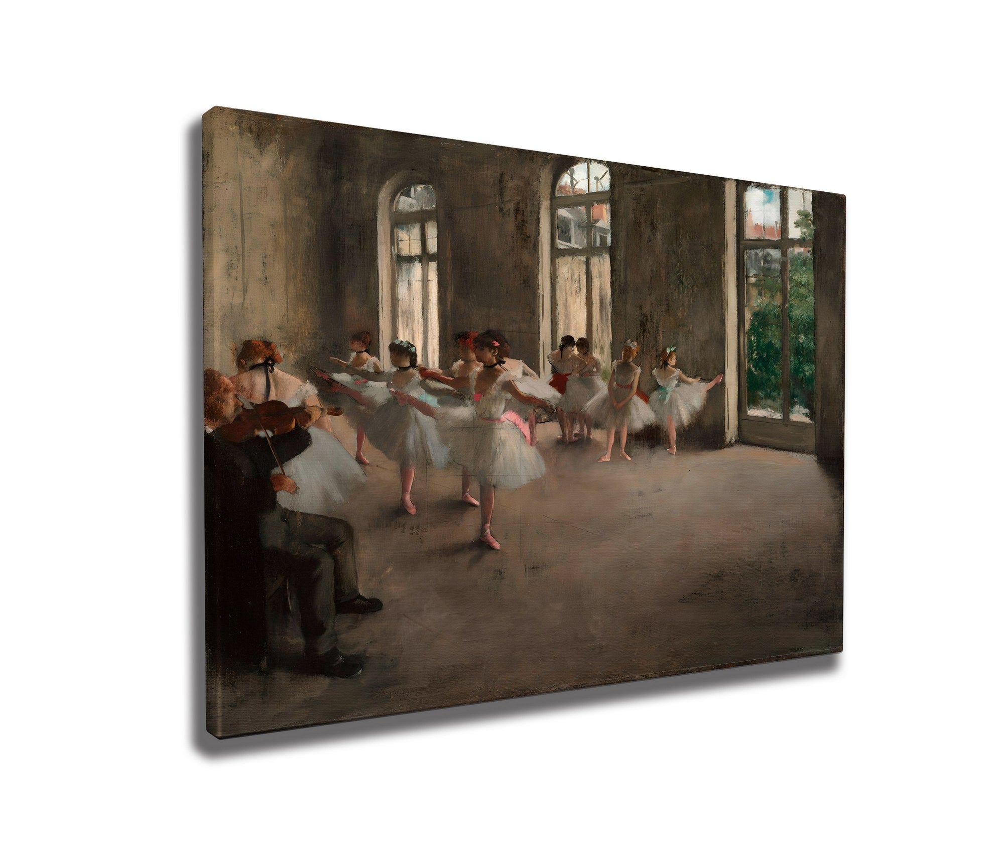 Quadro Decorativo em Tela WY306 Multicolor 50x70cm - Impressão Digital Premium com Moldura em Madeira