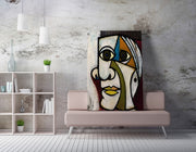 Quadro Decorativo em Tela WY317 Multicolor 50x70cm - Impressão Digital Premium com Moldura em Madeira