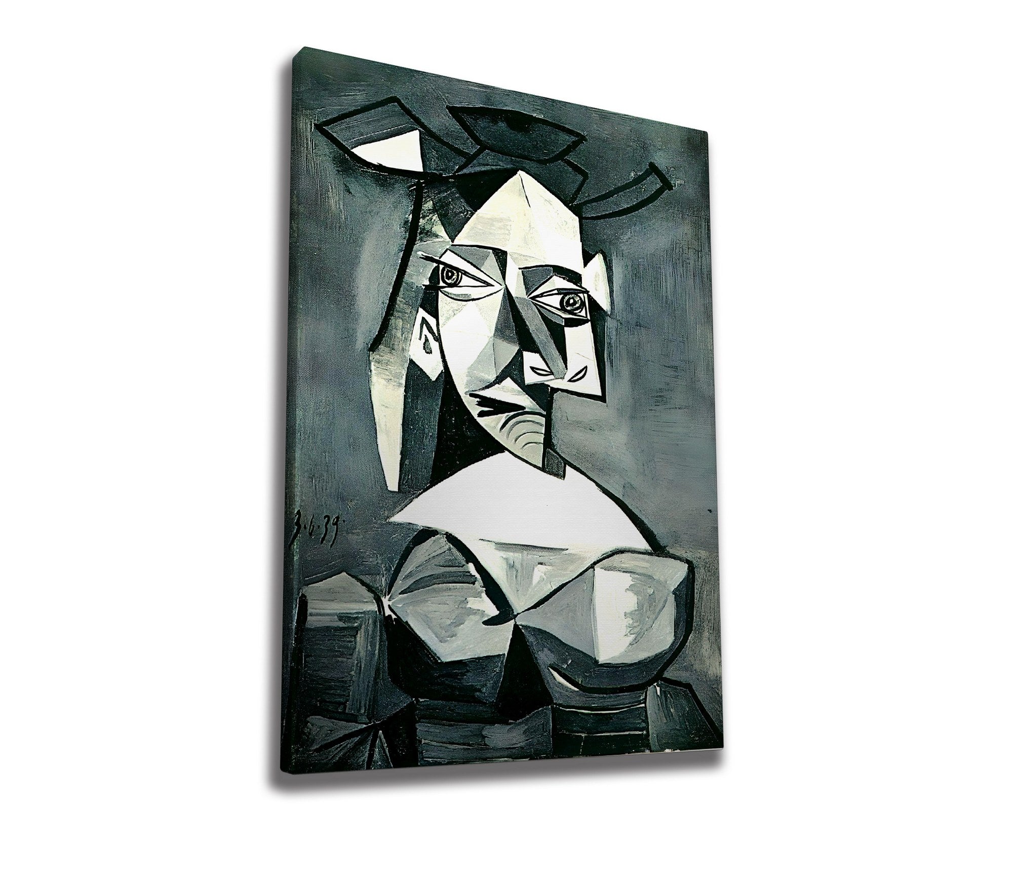 Quadro Decorativo em Tela WY319 Multicolor 50x70cm - Impressão Digital Premium com Moldura em Madeira