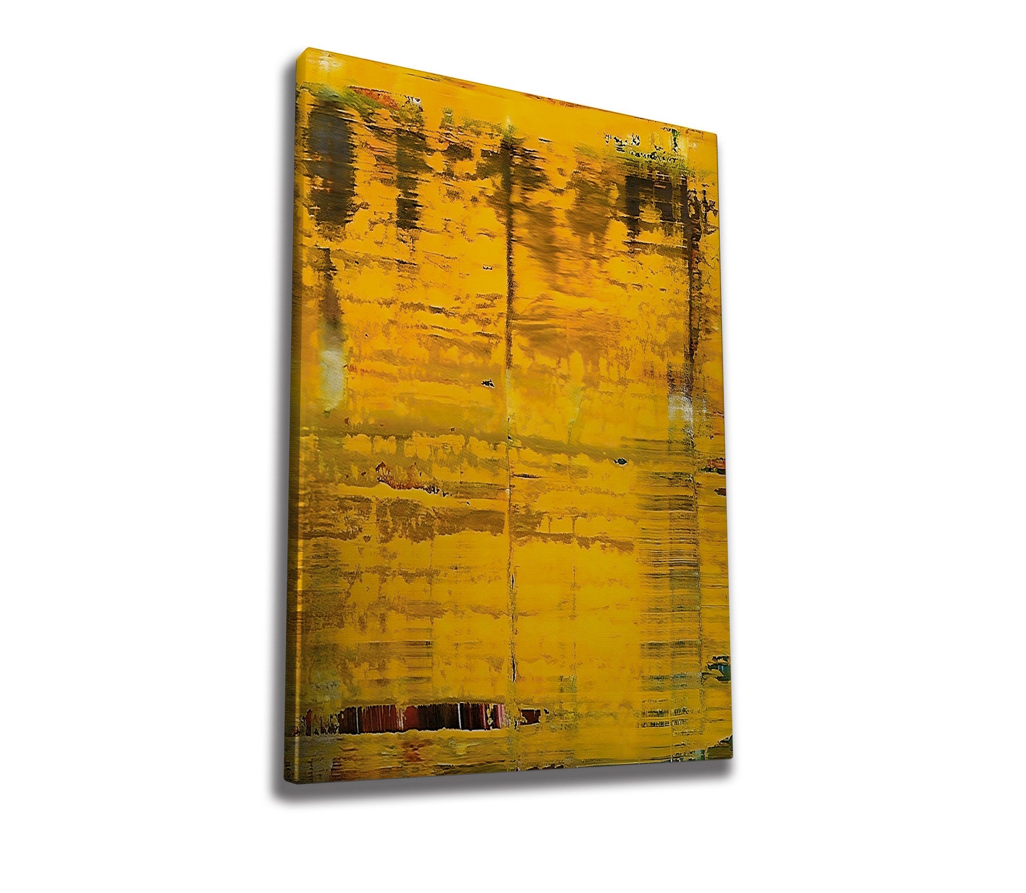 Quadro Decorativo em Tela WY334 - Impressão Digital Multicolor 50x70cm com Moldura de Madeira