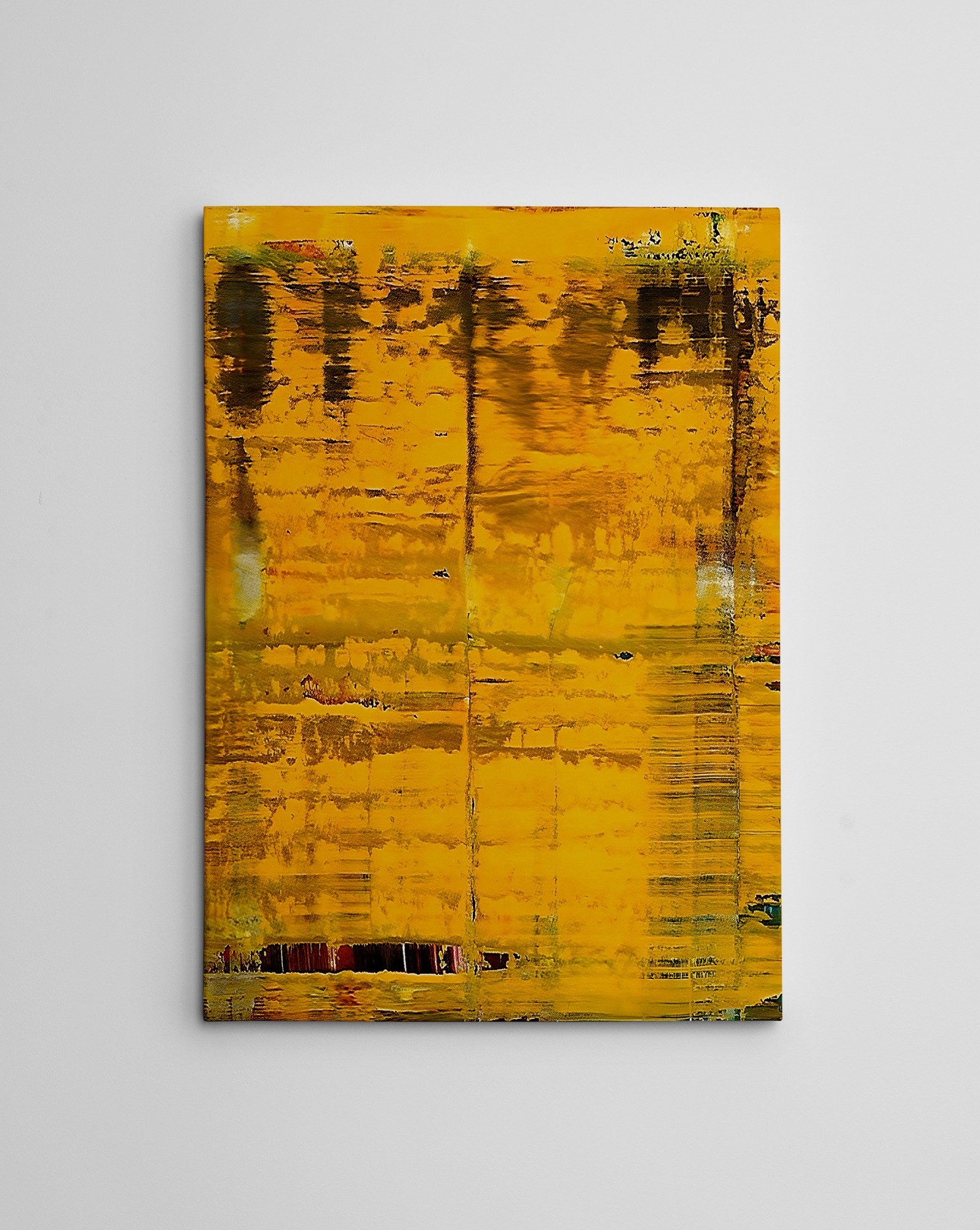 Quadro Decorativo em Tela WY334 - Impressão Digital Multicolor 50x70cm com Moldura de Madeira