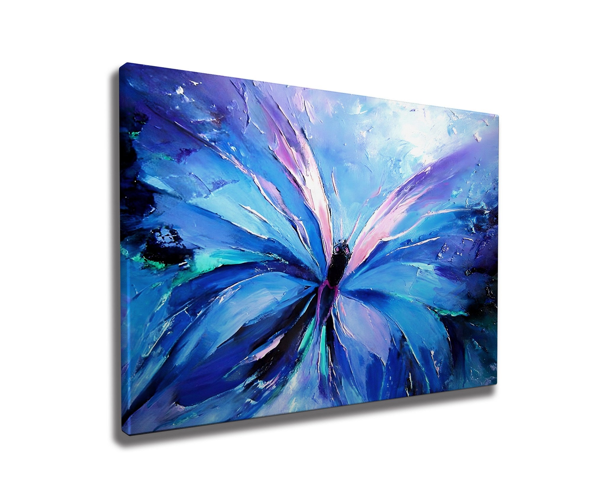 Quadro Decorativo em Tela WY339 Multicolor 50x70cm - Impressão Digital com Moldura de Madeira