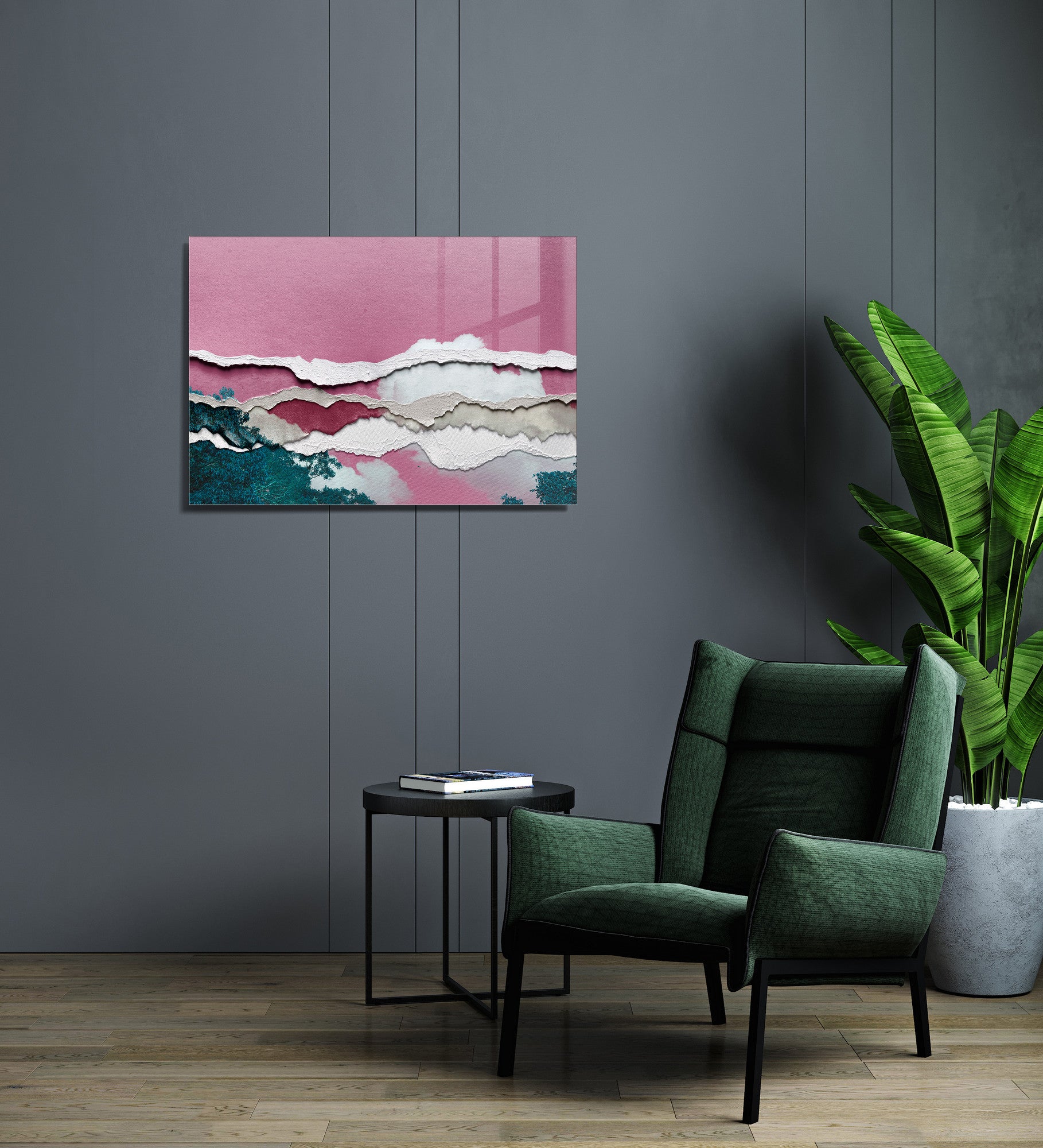 Quadro Decorativo em Vidro Temperado Multicolor 50x70cm - Arte Moderna para Transformar o Seu Espaço