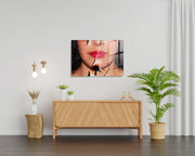 Quadro Decorativo em Vidro Temperado Multicolor 30x45cm - Arte Moderna para Decoração de Interiores